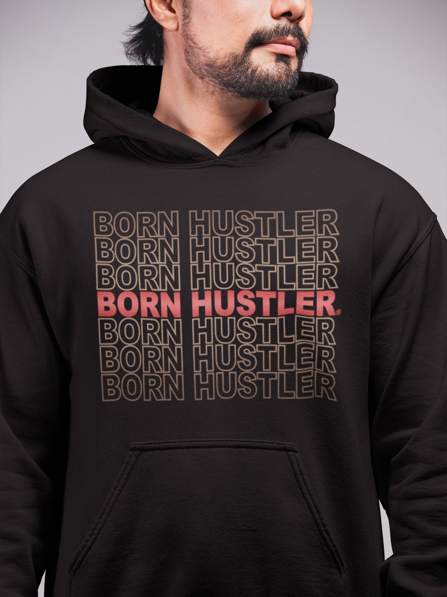 Born Hustler Unisex Tops - Air Jordan 4 Taupe Haze