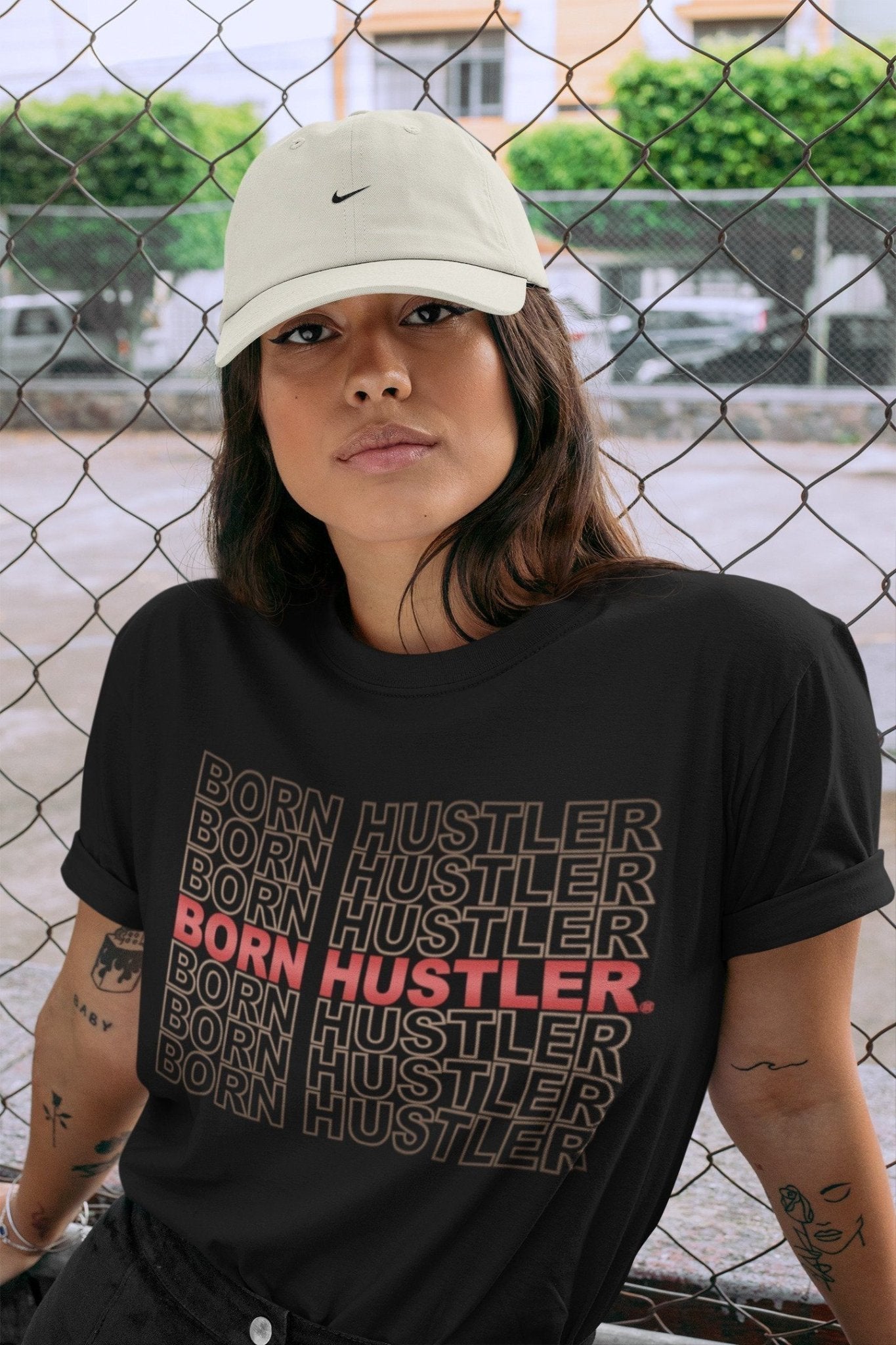 Born Hustler Unisex Tops - Air Jordan 4 Taupe Haze