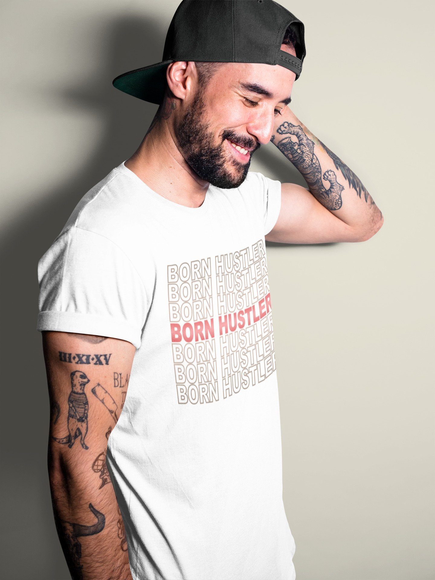 Born Hustler Unisex Tops - Air Jordan 4 Taupe Haze
