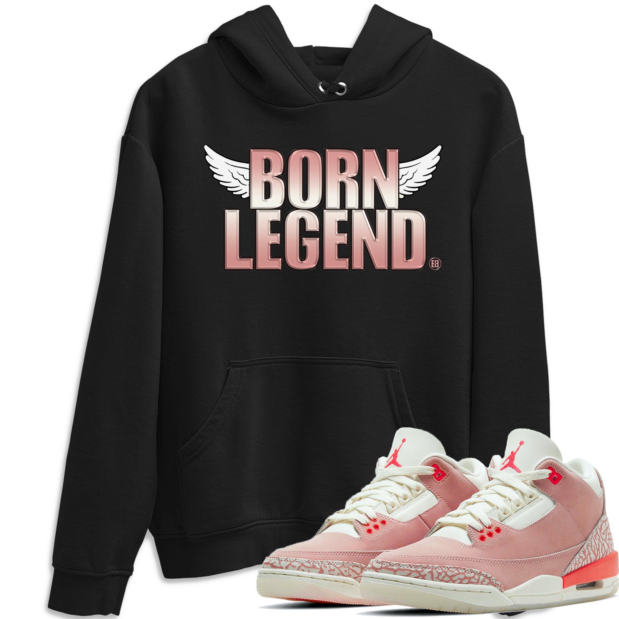 Born Legend Unisex Tops - Air Jordan 3 Rust Pink