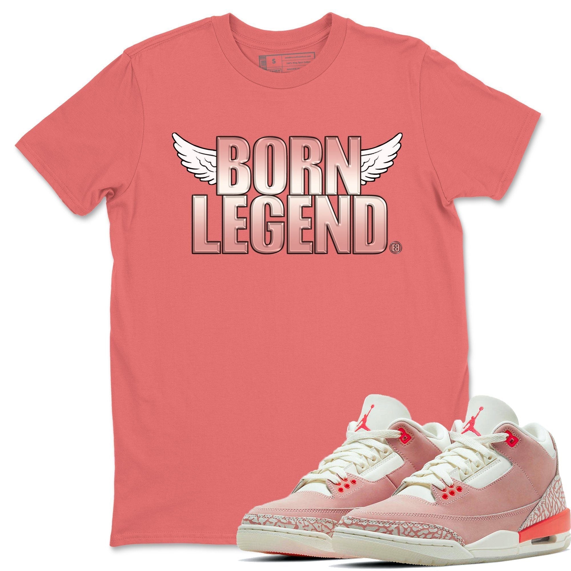 Born Legend Unisex Tops - Air Jordan 3 Rust Pink