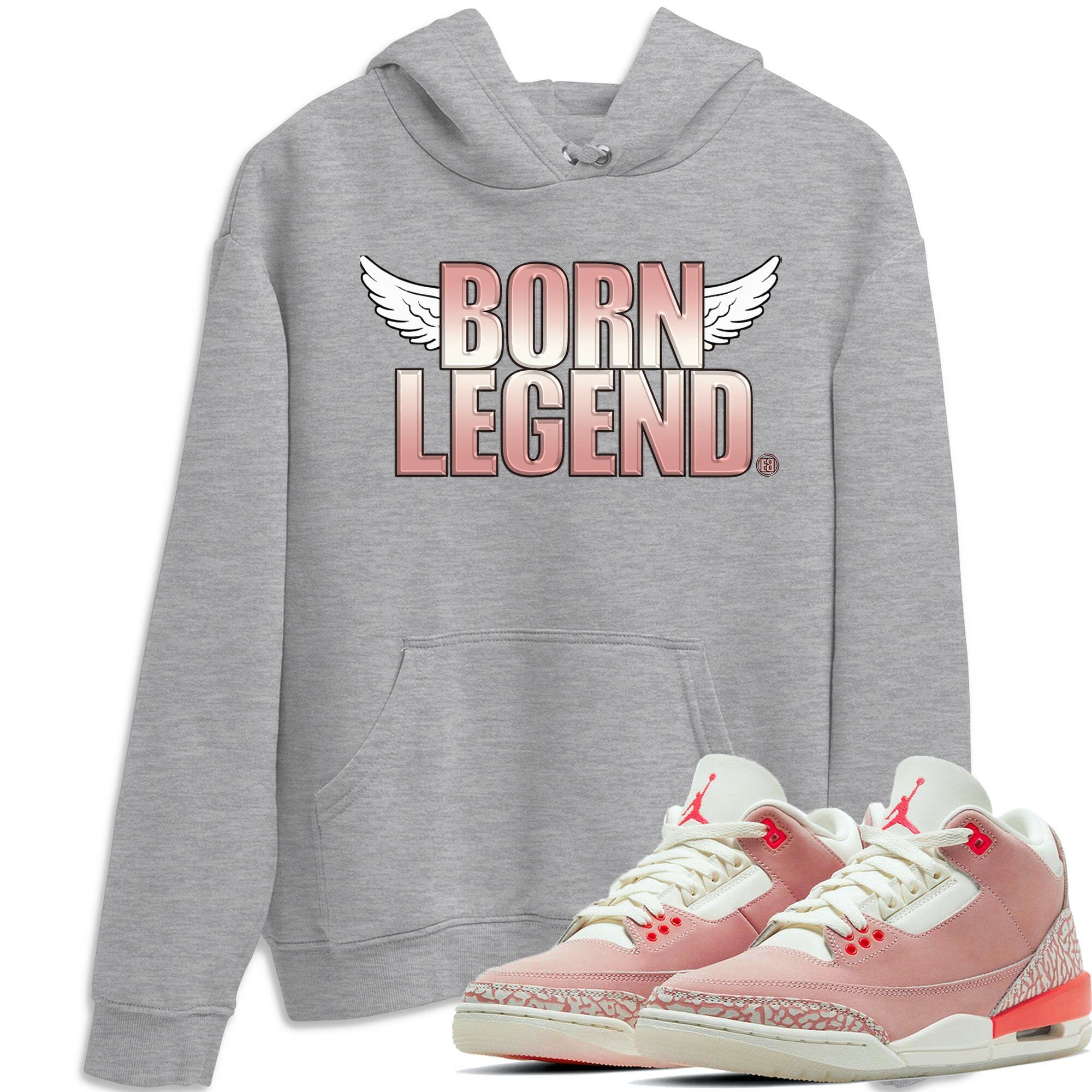 Born Legend Unisex Tops - Air Jordan 3 Rust Pink