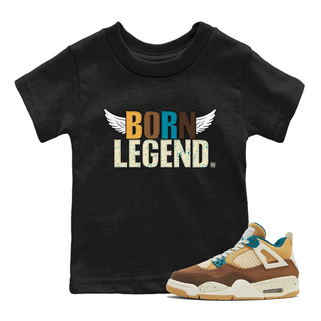 Born Legend Kids Tops - Air Jordan 4 Cacao Wow
