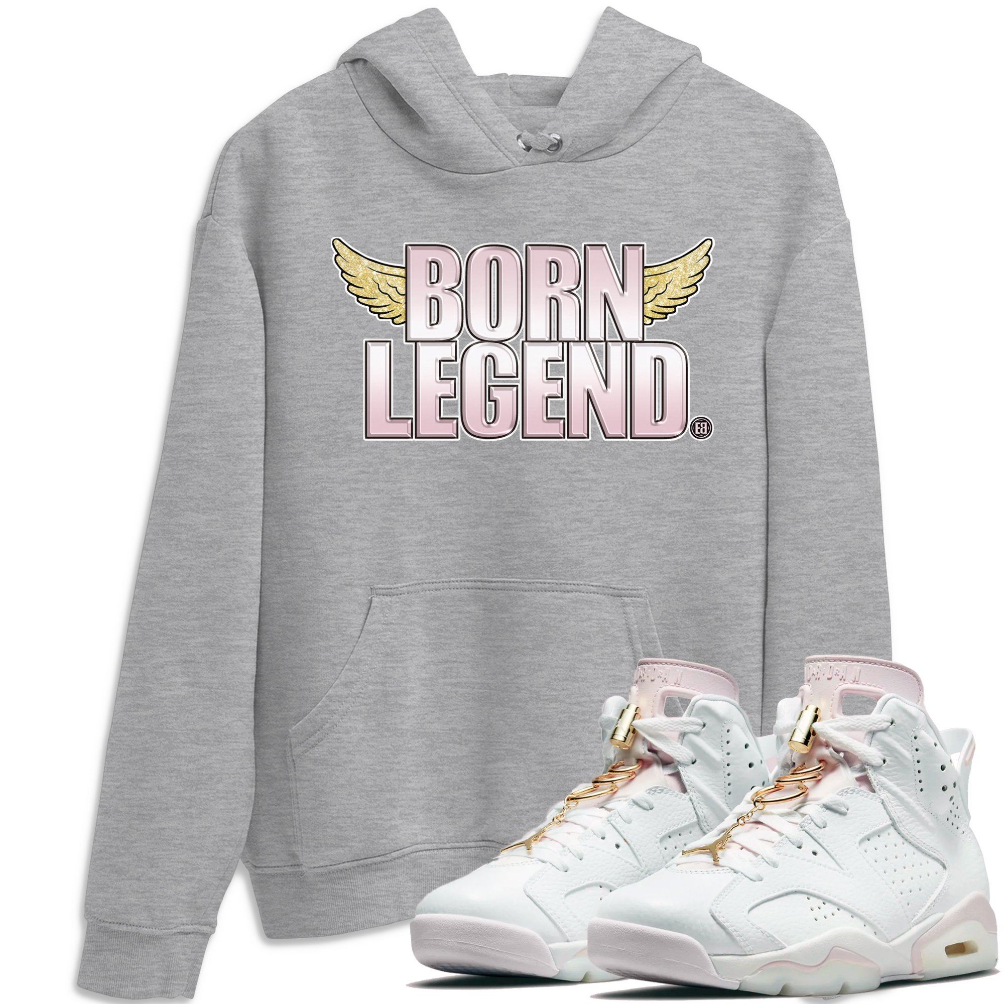 Born Legend Unisex Tops - Air Jordan 6 Gold Hoops