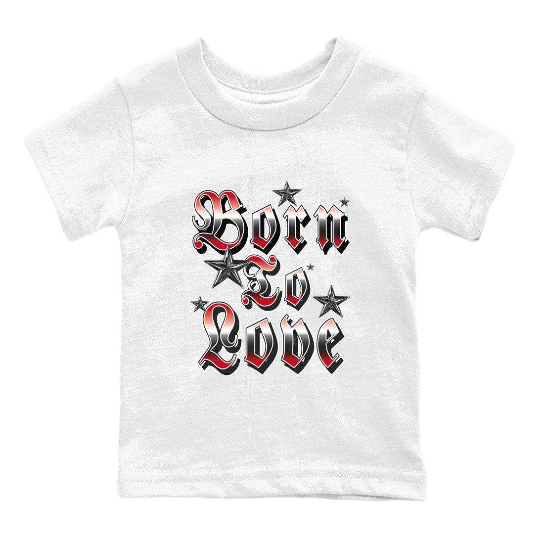 Born To Love snkmatch Tees Kids - Air Jordan 1 '85 Bred