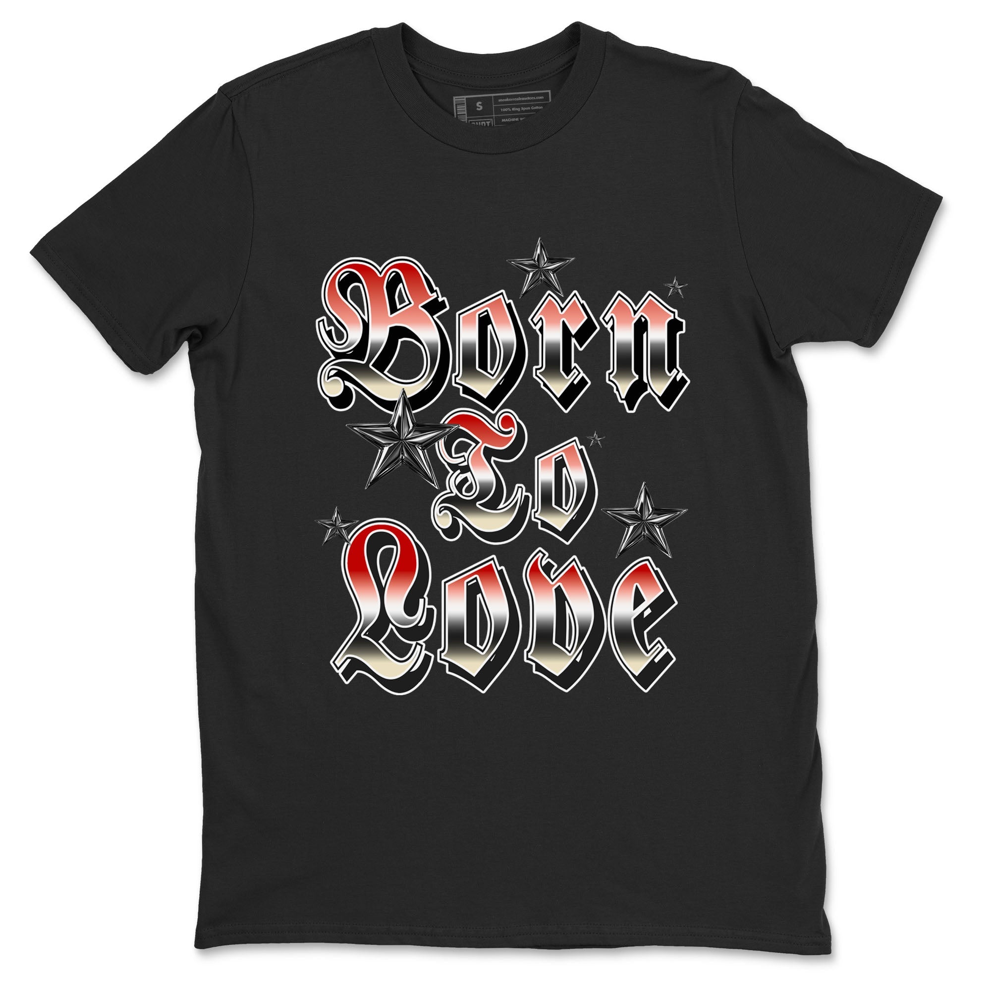 Born To Love snkmatch Tees - Air Jordan 1 Black Toe Reimagined