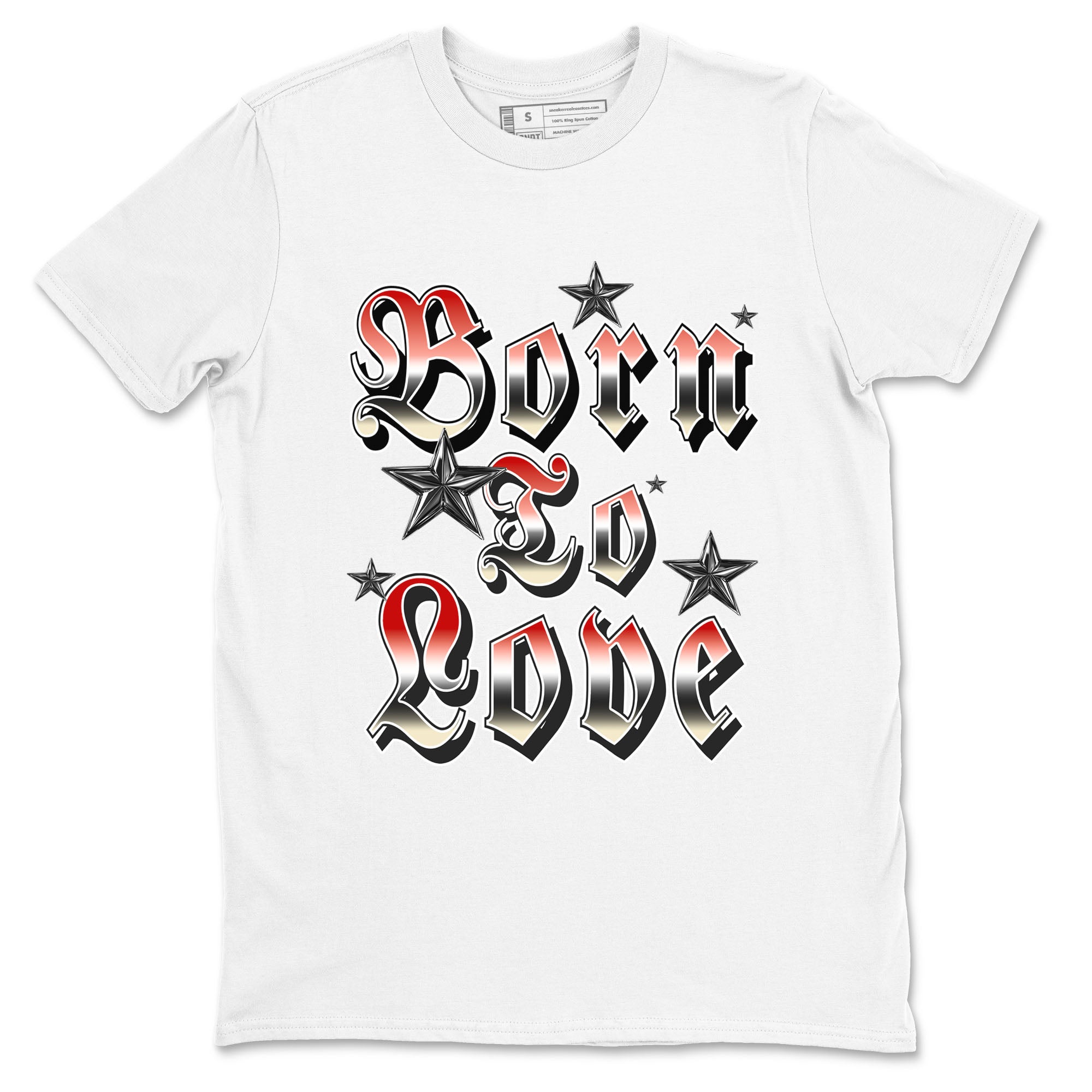Born To Love snkmatch Tees - Air Jordan 1 Black Toe Reimagined