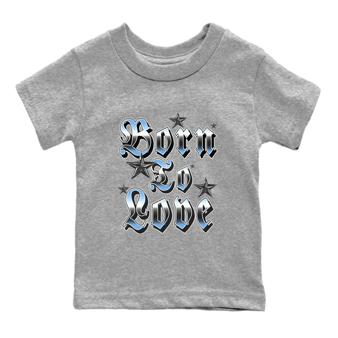 Born To Love snkmatch Tees Kids - Air Jordan 11 Legend Blue