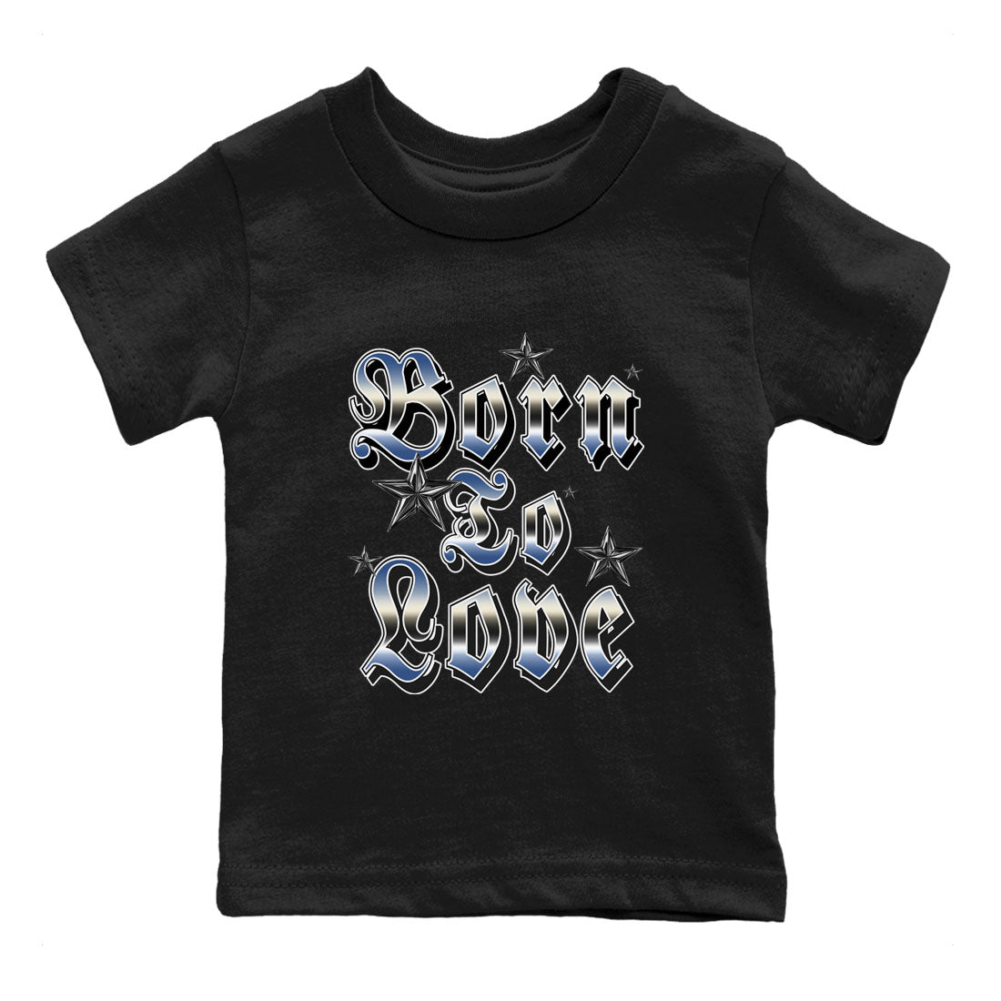 Born To Love snkmatch Tees Kids - Air Jordan 3 A Ma Maniere x Diffused Blue