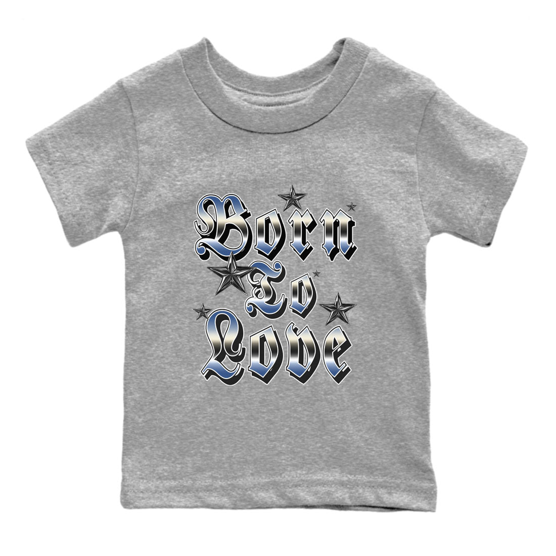 Born To Love snkmatch Tees Kids - Air Jordan 3 A Ma Maniere x Diffused Blue