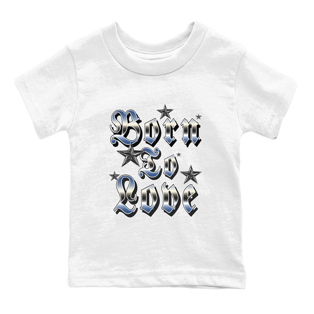 Born To Love snkmatch Tees Kids - Air Jordan 3 A Ma Maniere x Diffused Blue