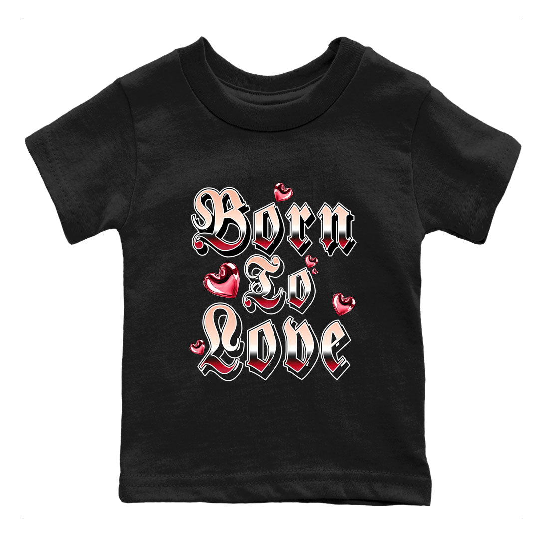 Born To Love snkmatch Tees Kids - Air Jordan 3 Valentines Day