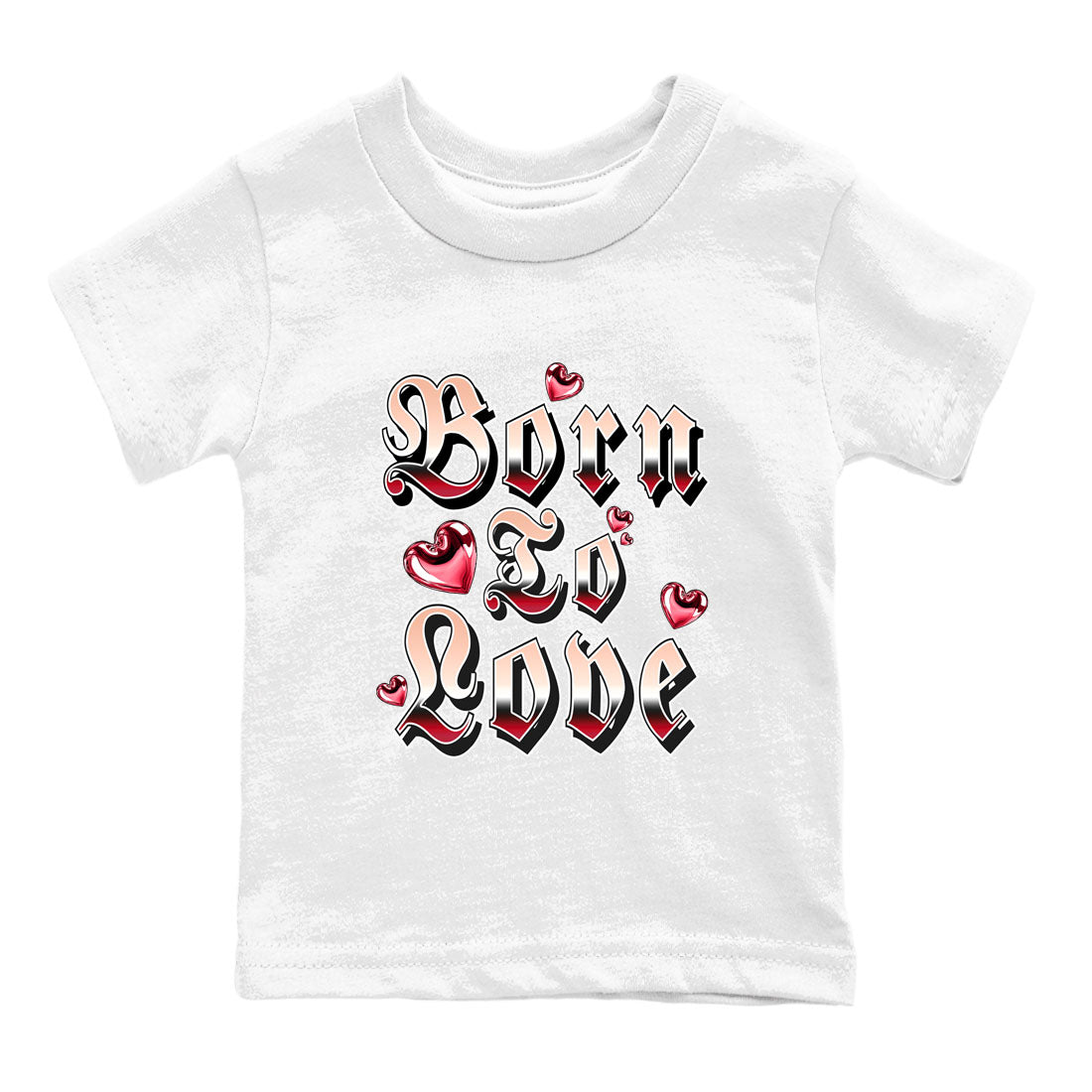 Born To Love snkmatch Tees Kids - Air Jordan 3 Valentines Day