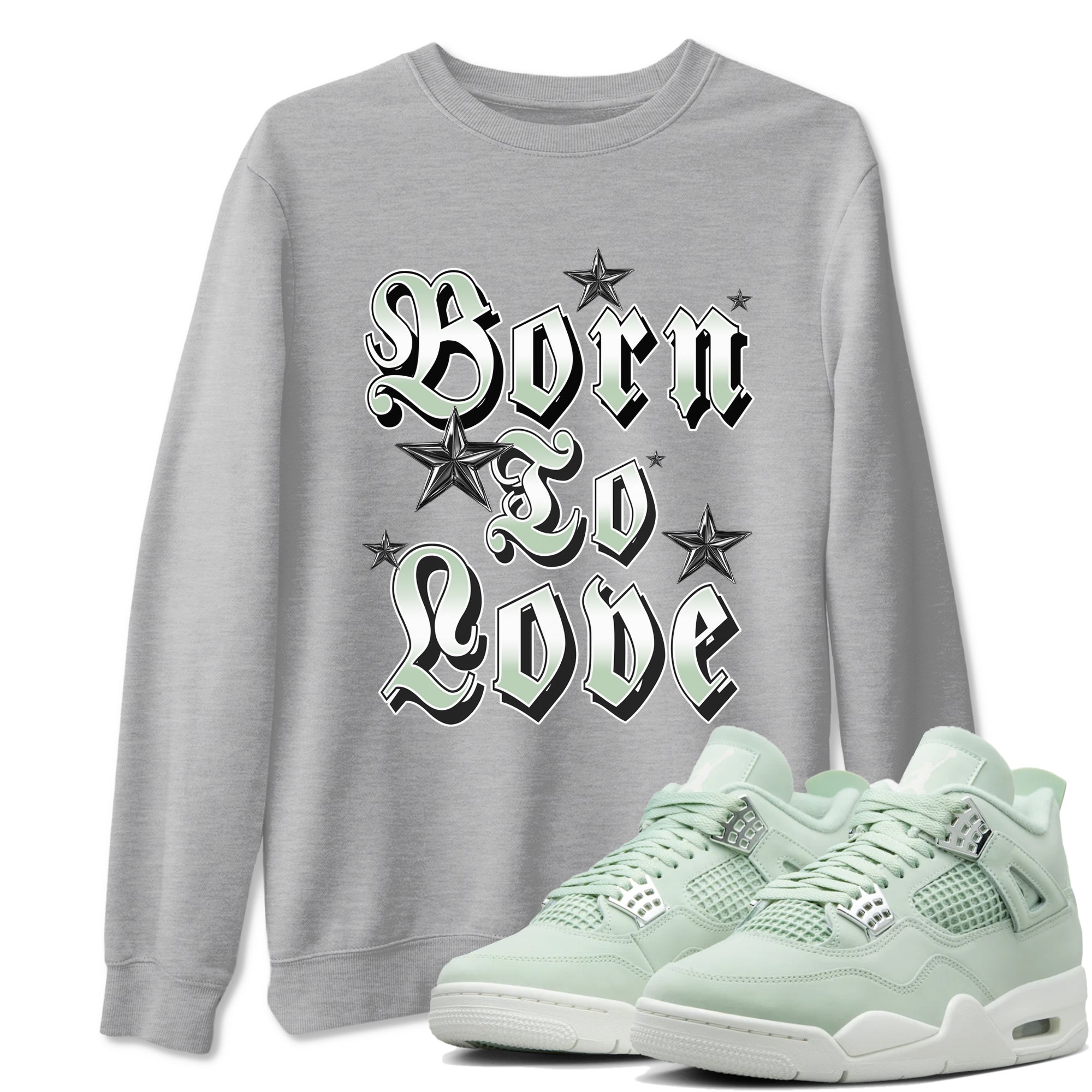 Born To Love snkmatch Tees - Air Jordan 4 Abundance