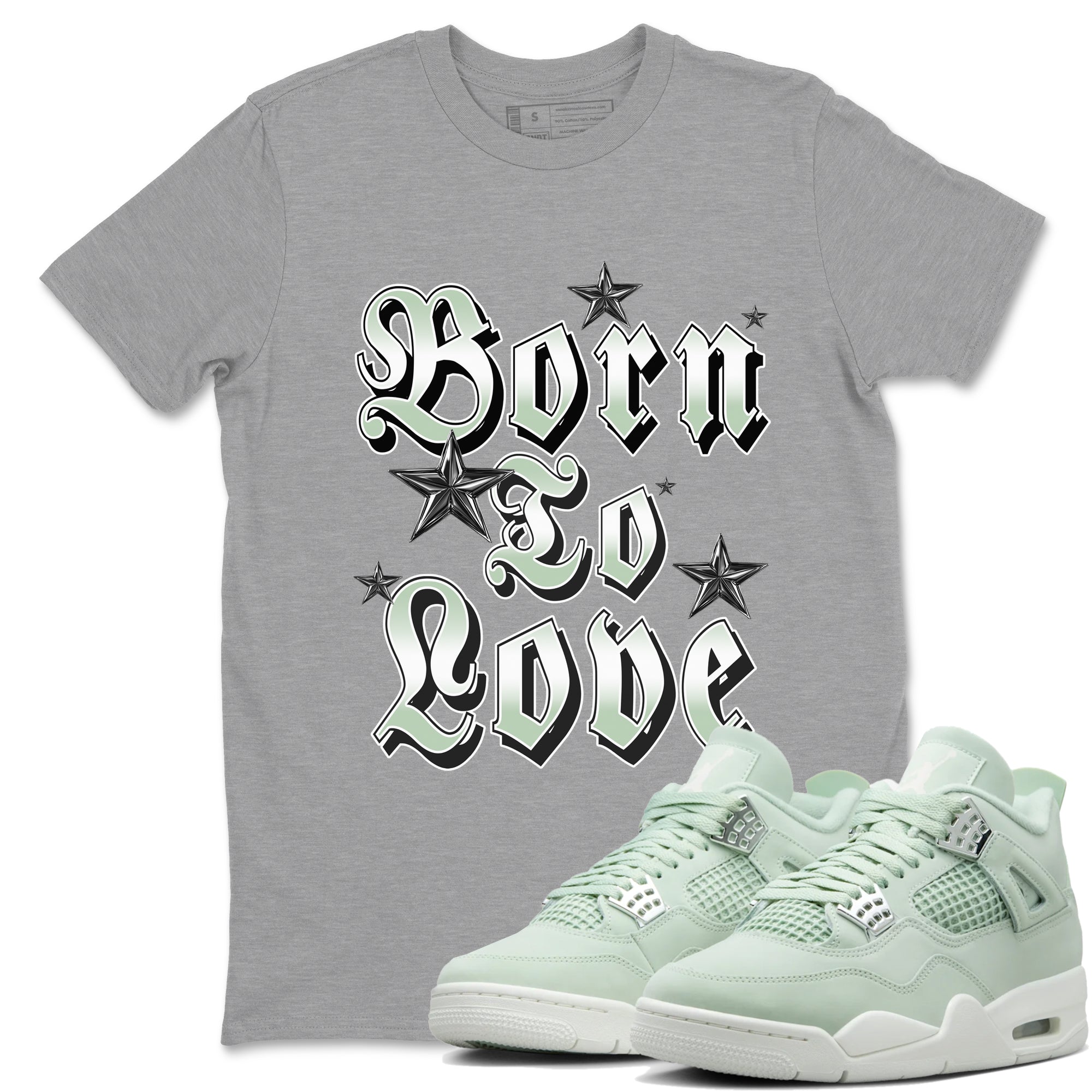 Born To Love snkmatch Tees - Air Jordan 4 Abundance