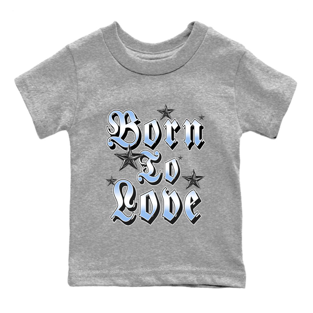 Born To Love snkmatch Tees Kids - Air Jordan 4 Aluminum