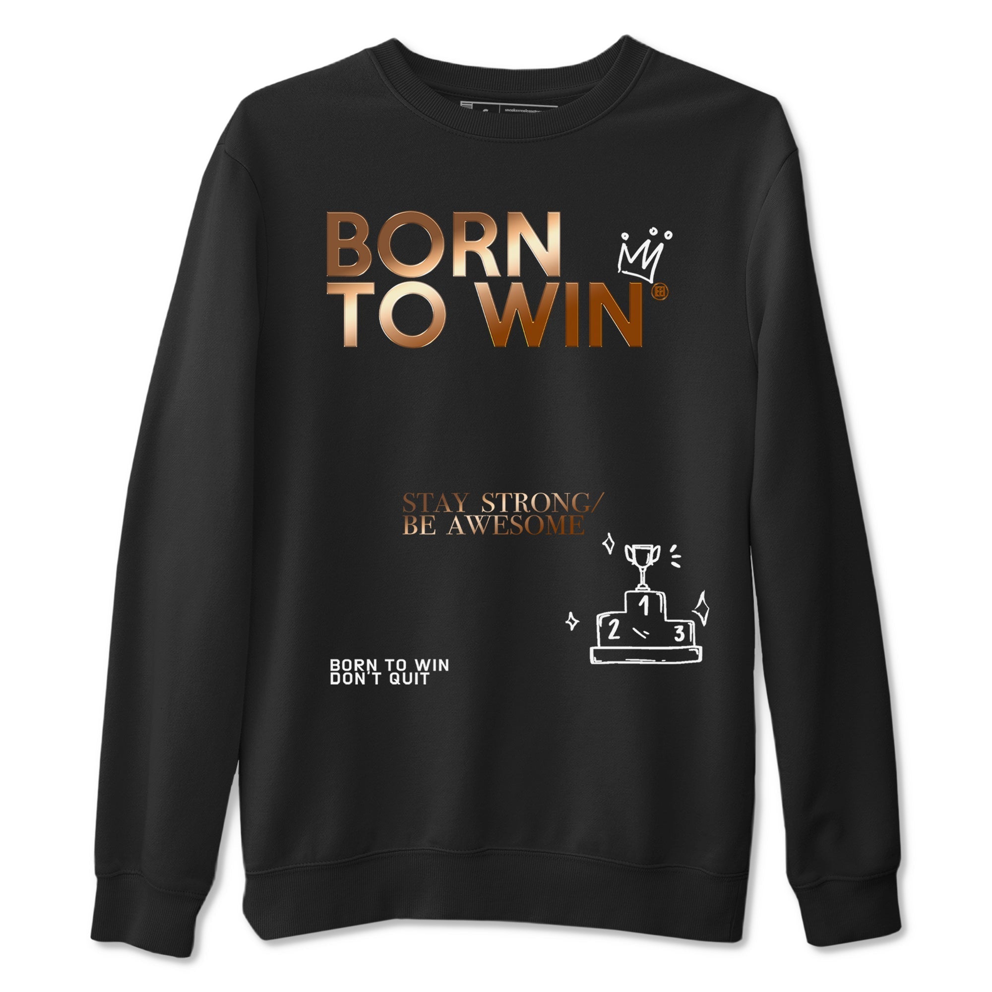 Born To Win snkmatch Tees - Air Foamposite One Metallic Copper