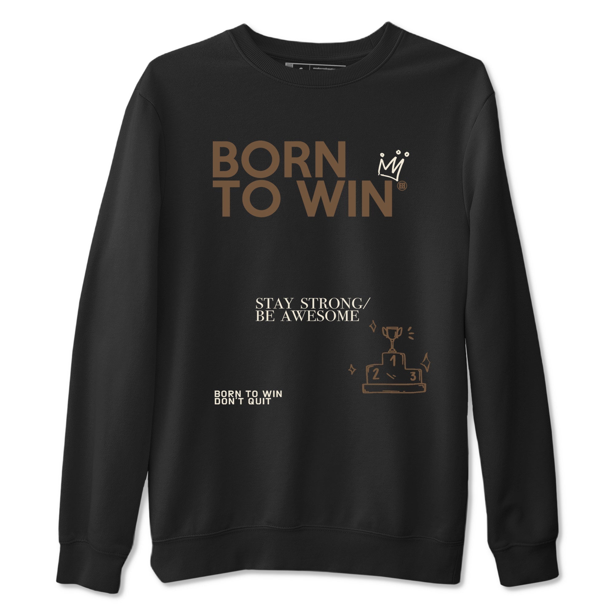Born To Win snkmatch Tees - Air Jordan 1 Mocha