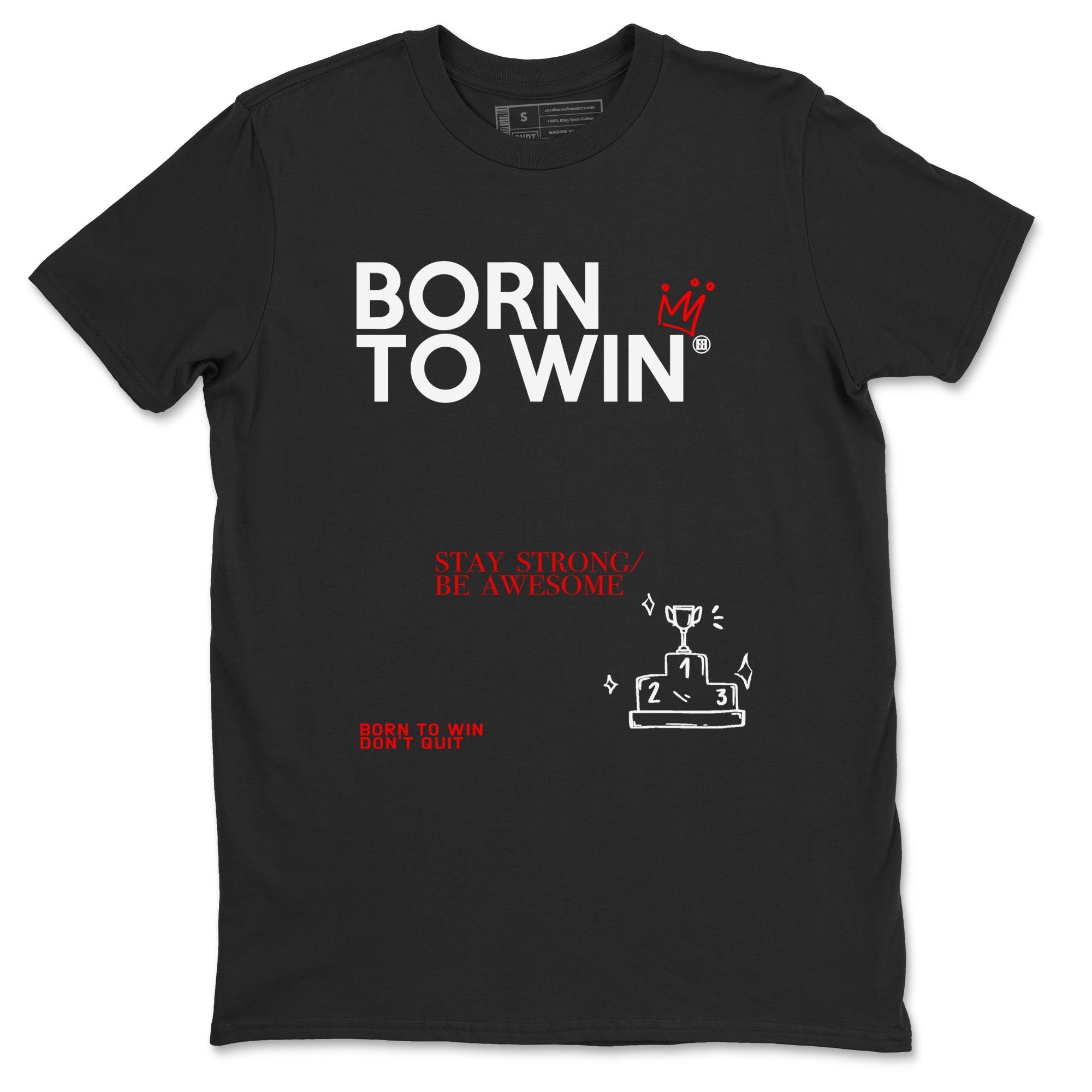 Born To Win snkmatch Tees - Air Jordan 12 Taxi Flip