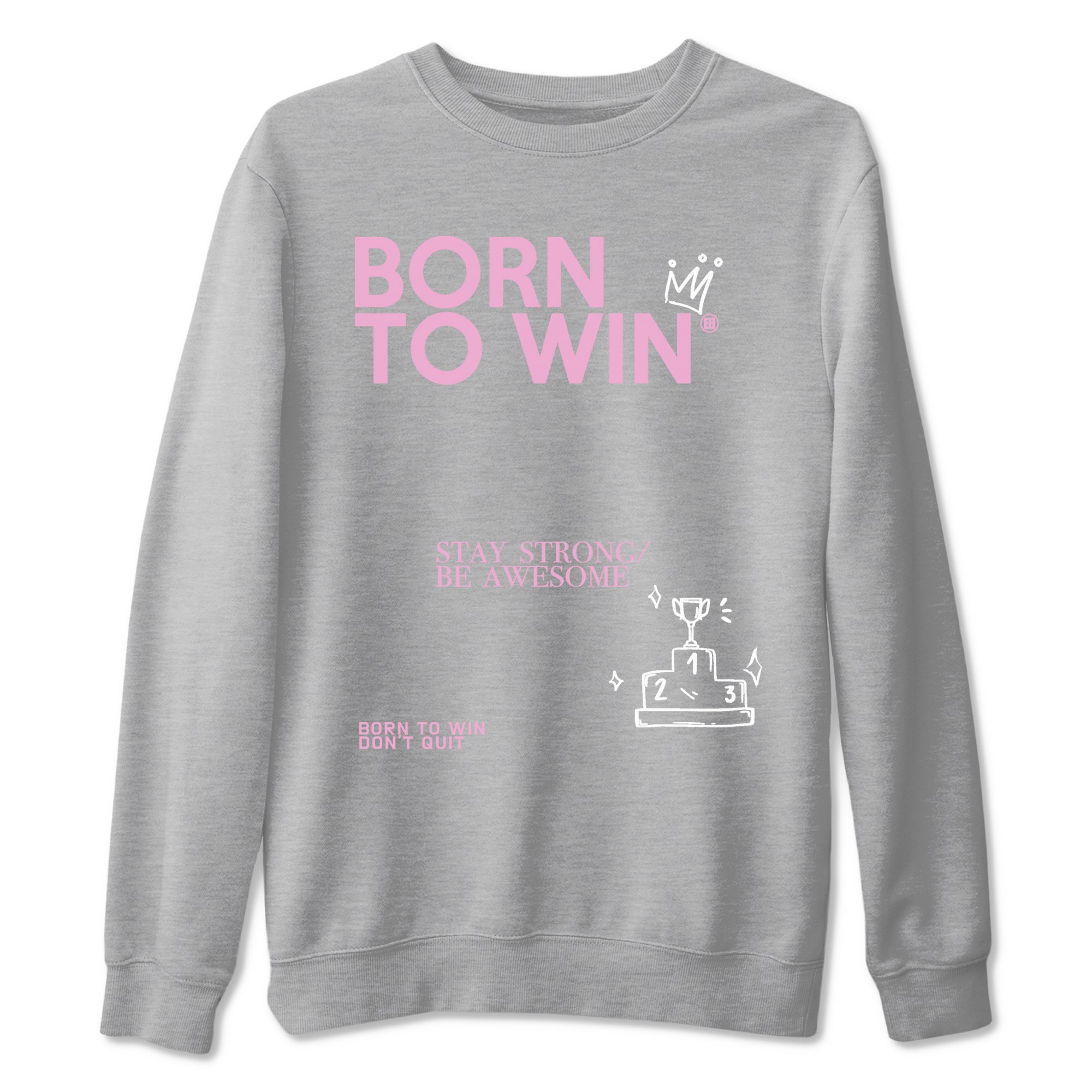 Born To Win snkmatch Tees - Air Jordan 4 Orchid