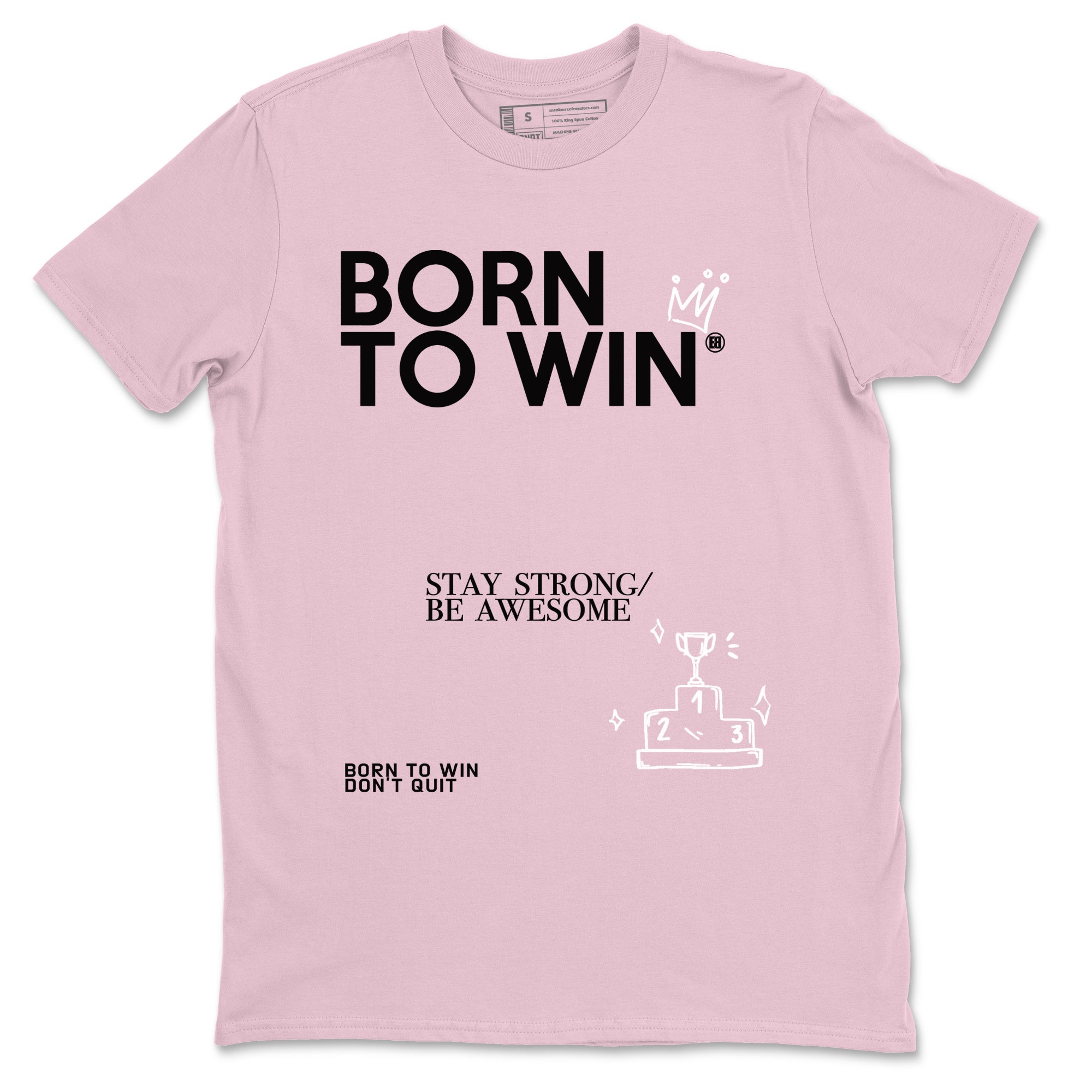 Born To Win snkmatch Tees - Air Jordan 4 Orchid