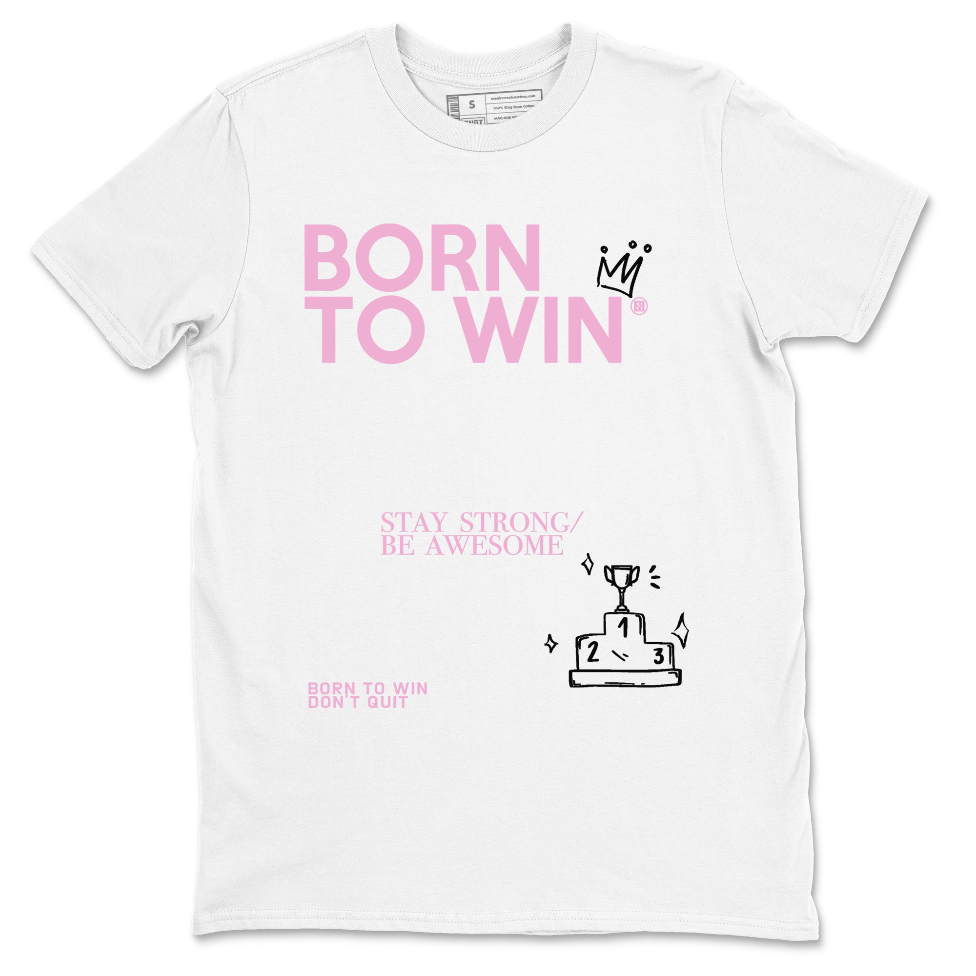 Born To Win snkmatch Tees - Air Jordan 4 Orchid