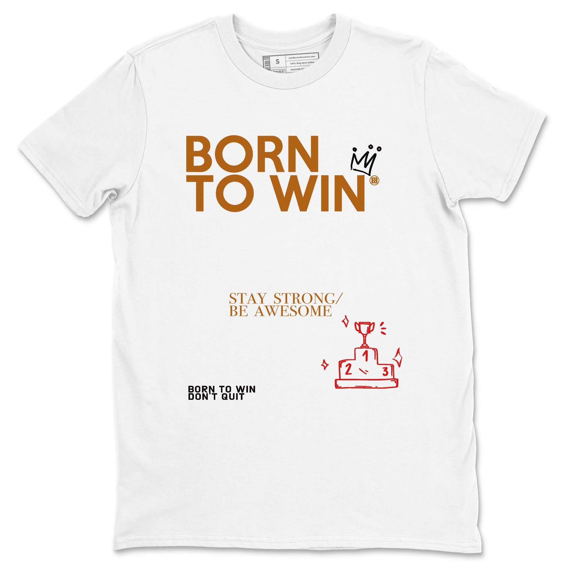 Born To Win snkmatch Tees - Air Jordan 5 Archaeo Brown