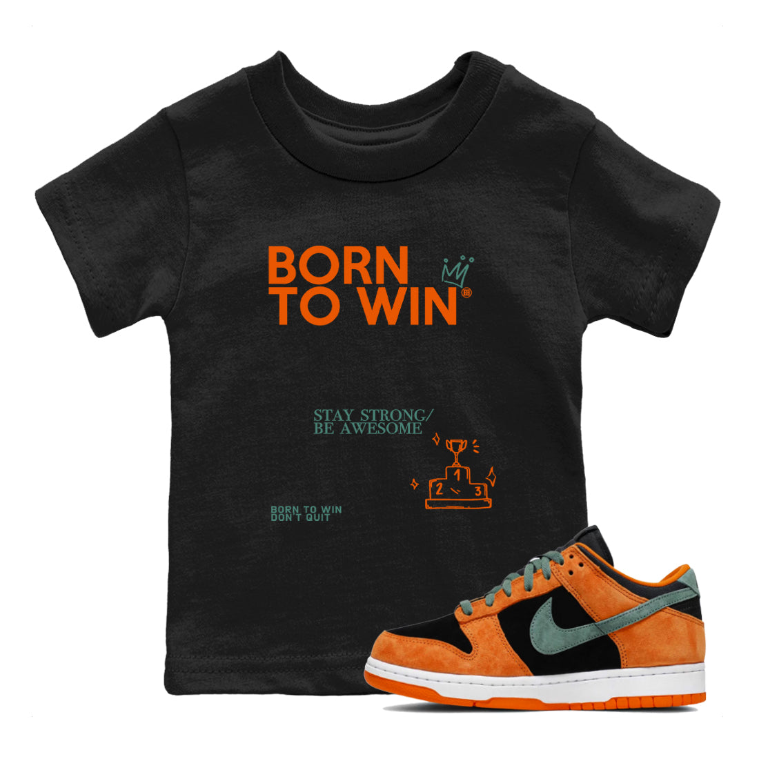 Born To Win snkmatch Tees Kids - Dunk Ceramic