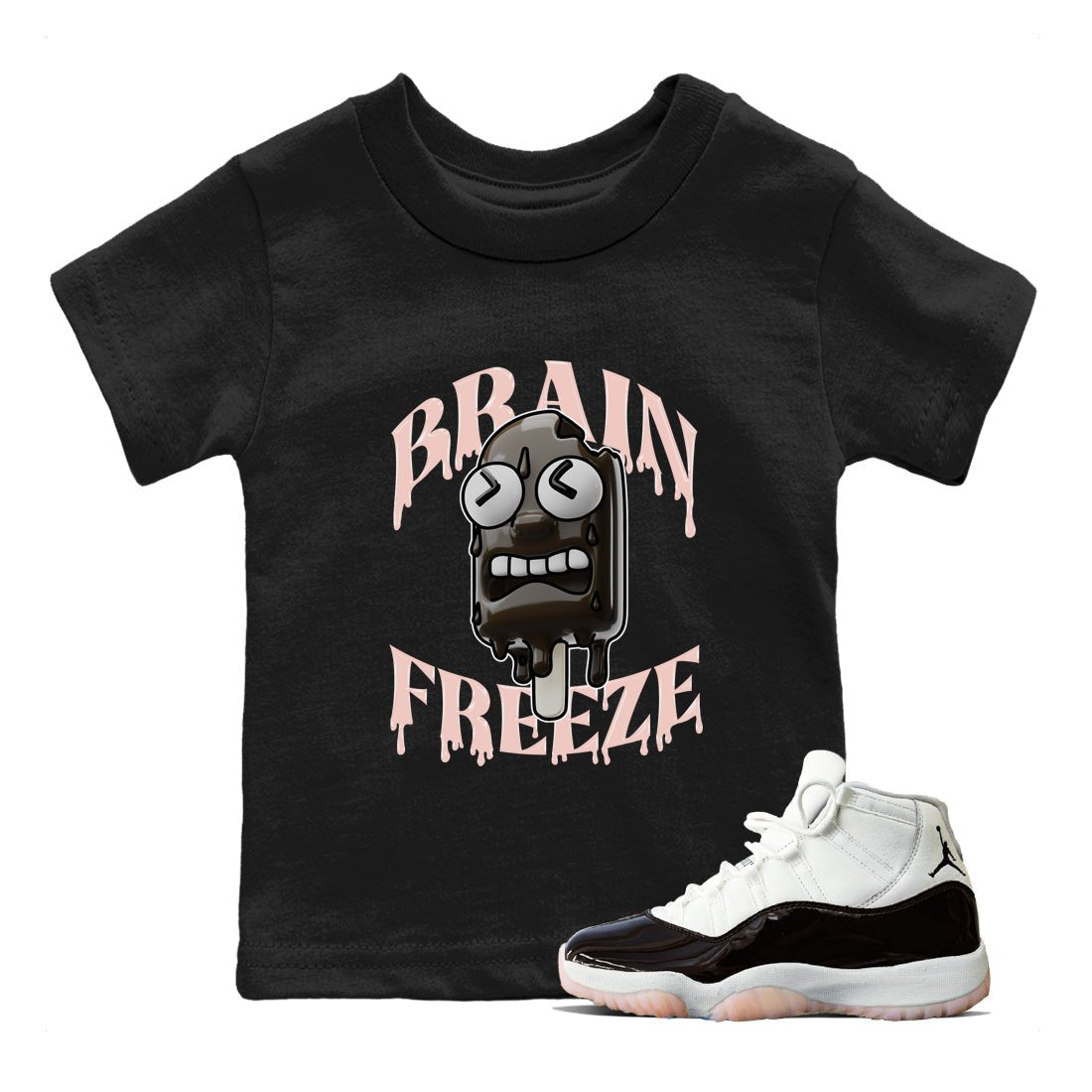 Brain Freeze snkmatch Tee Kids - Air Jordan 11 Neapolitan