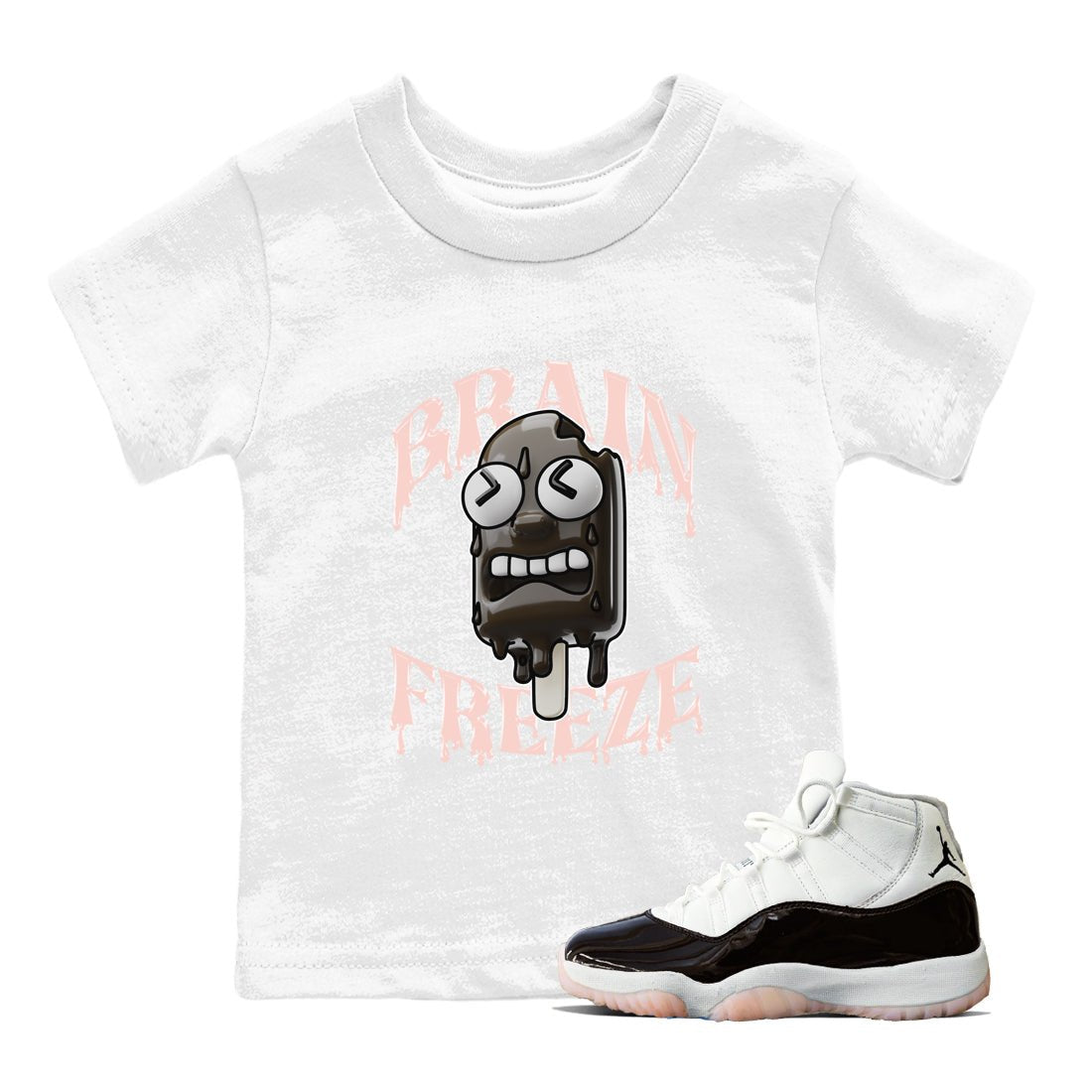 Brain Freeze snkmatch Tee Kids - Air Jordan 11 Neapolitan