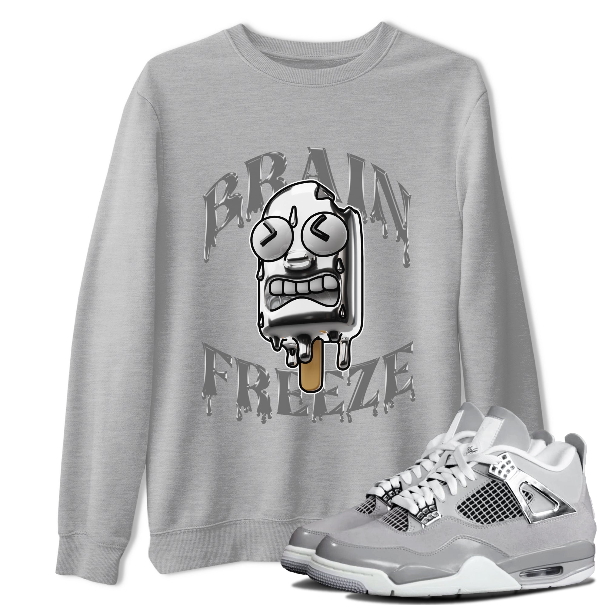 Brain Freeze snkmatch Tee - Air Jordan 4 Frozen Moments