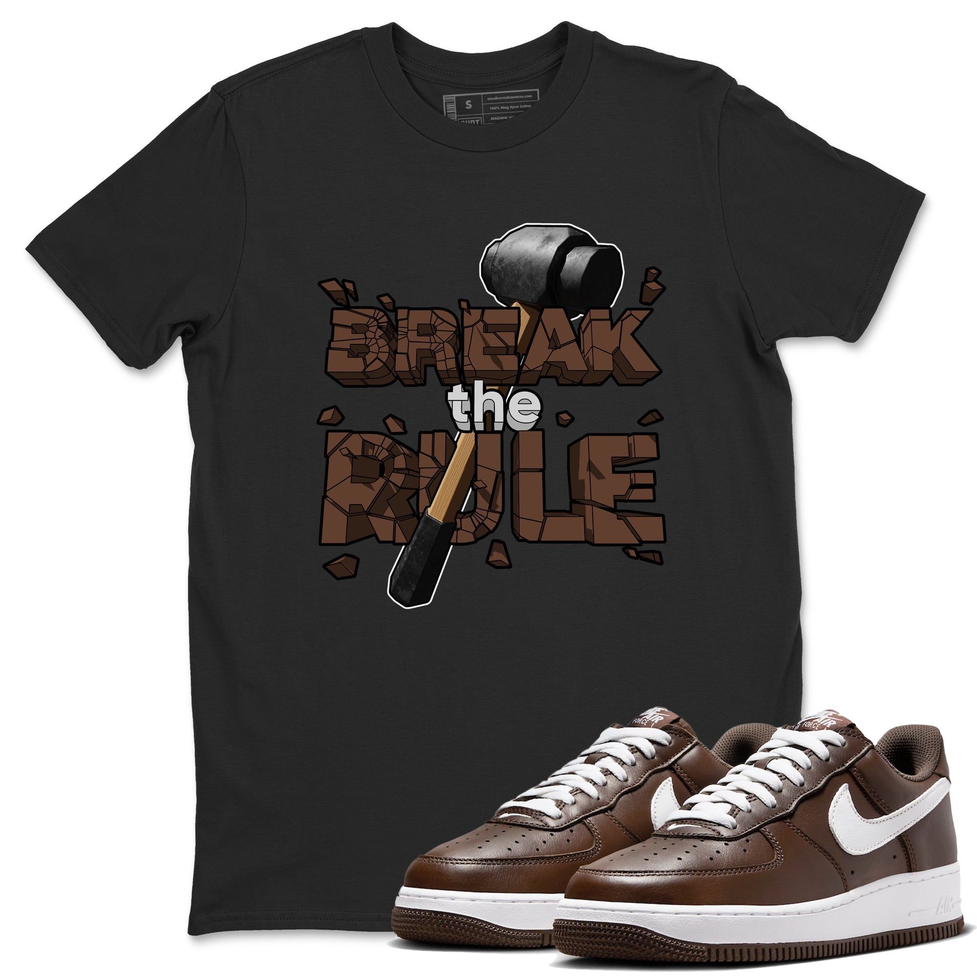 Break The Rule snkmatch Tee - Air Force 1 Chocolate