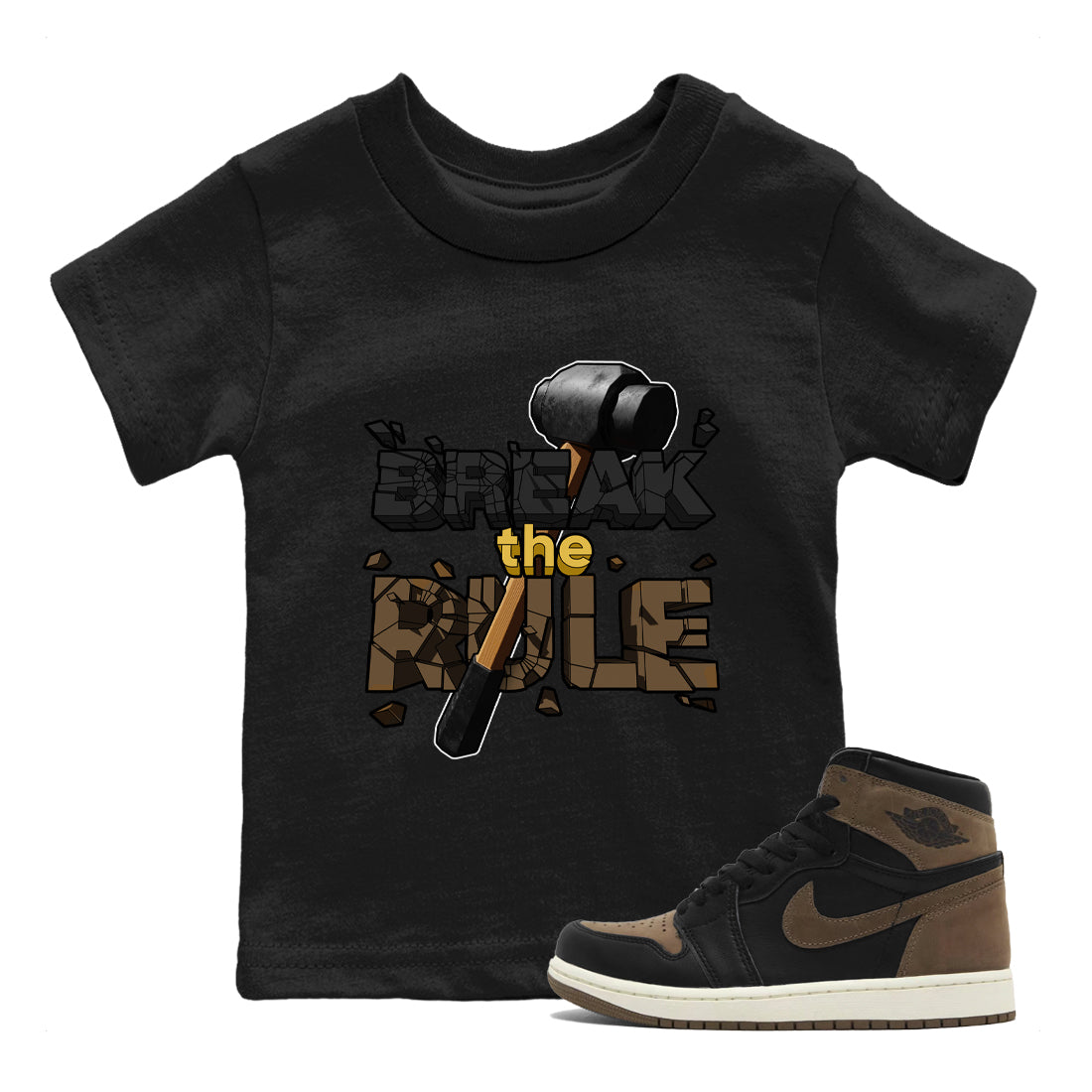 Break The Rule snkmatch Tee Kids - Air Jordan 1 Palomino
