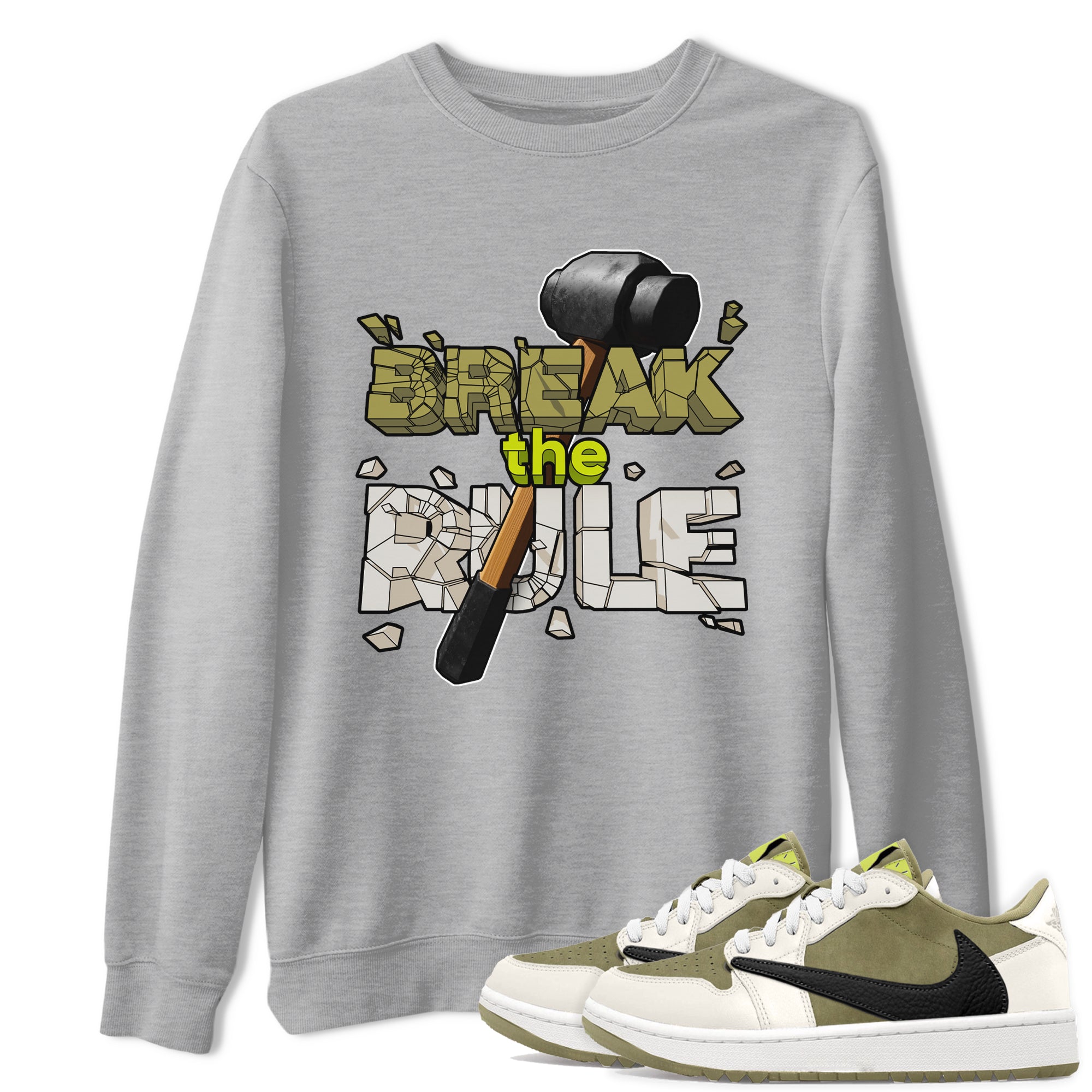 Break The Rule snkmatch Tee - Air Jordan 1 Travis Scott Golf