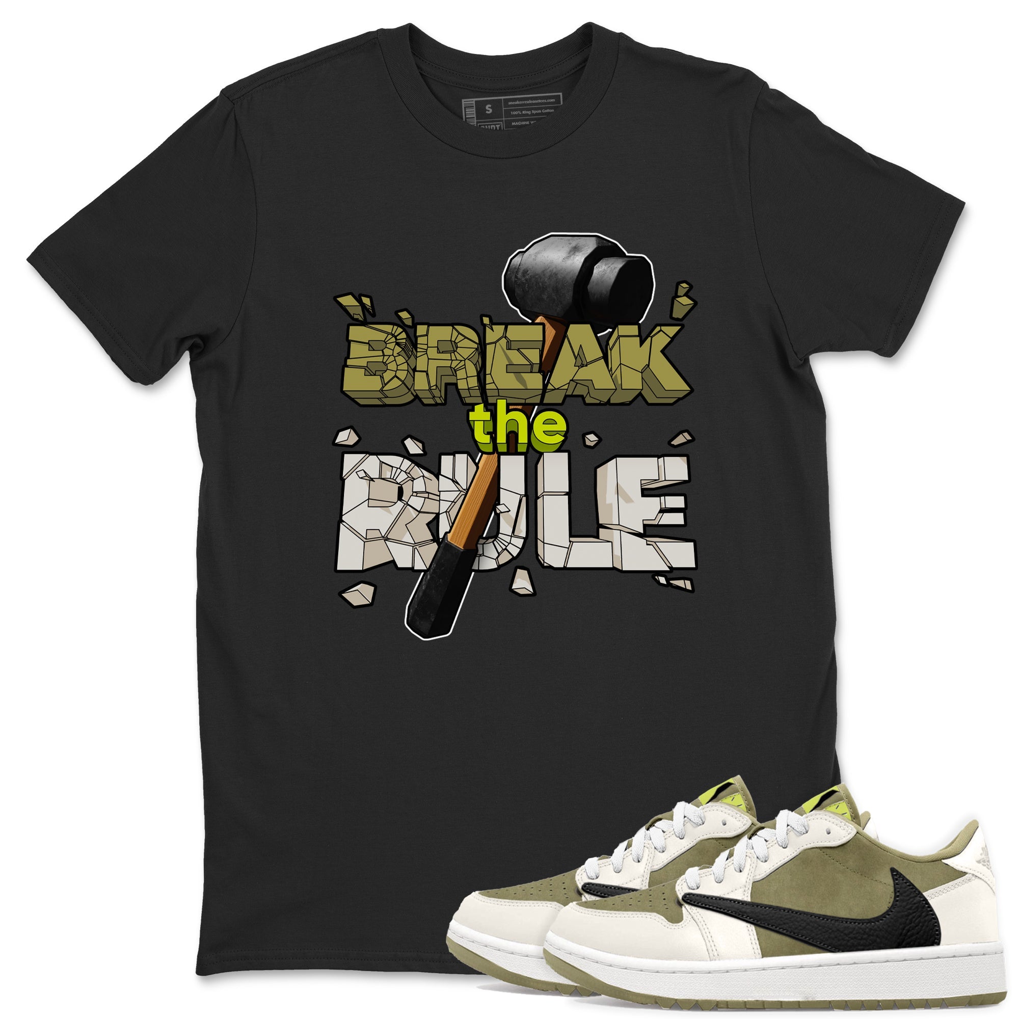 Break The Rule snkmatch Tee - Air Jordan 1 Travis Scott Golf