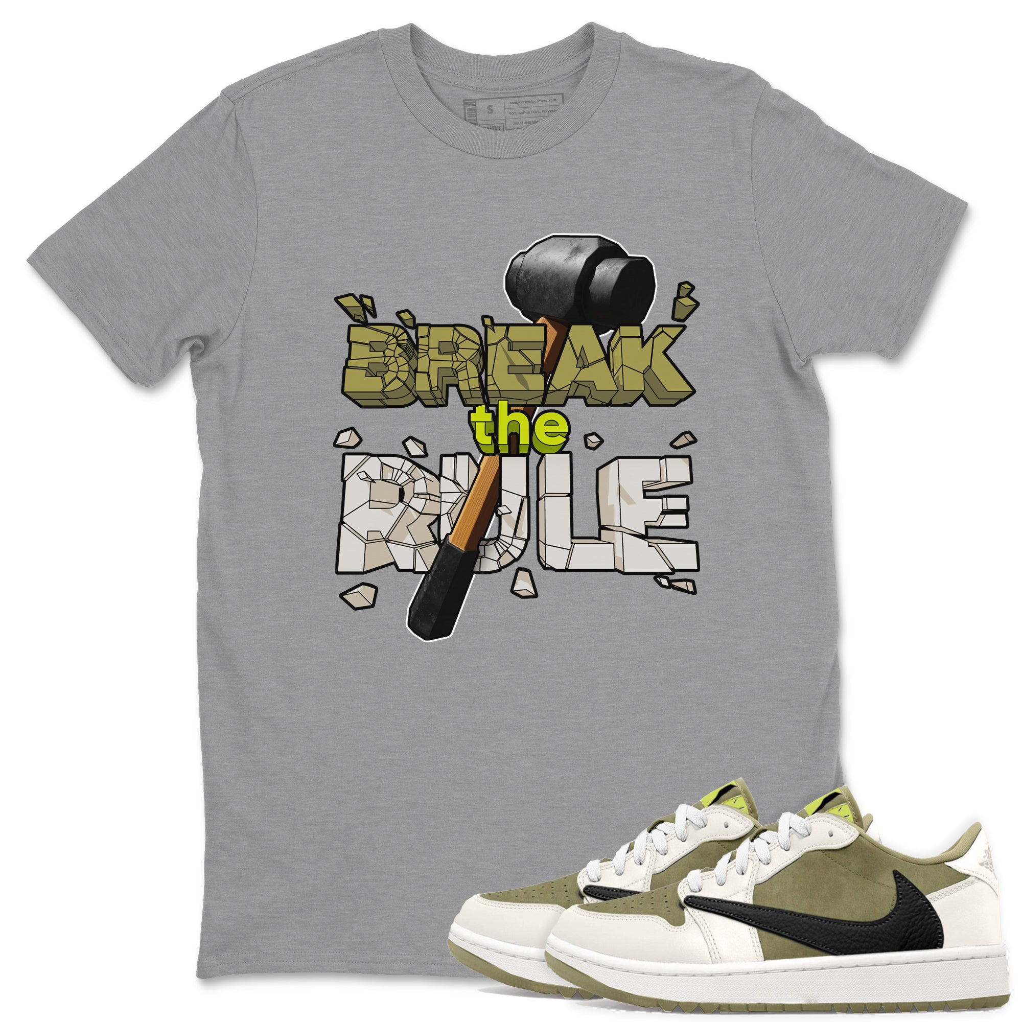 Break The Rule snkmatch Tee - Air Jordan 1 Travis Scott Golf