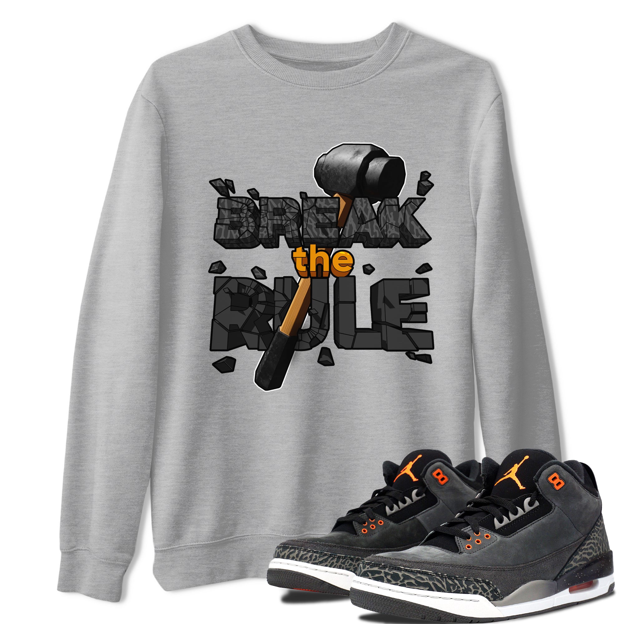 Break The Rule snkmatch Tee - Air Jordan 3 Fear