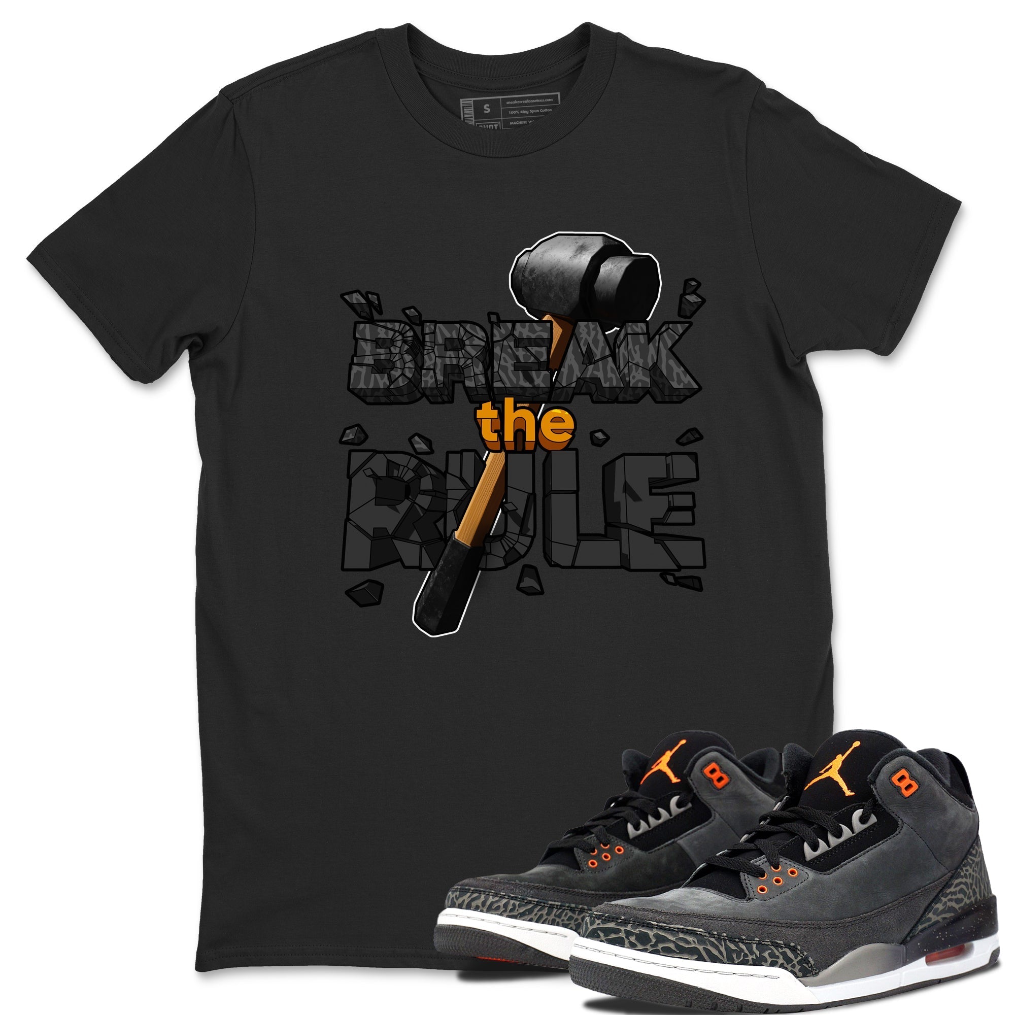 Break The Rule snkmatch Tee - Air Jordan 3 Fear