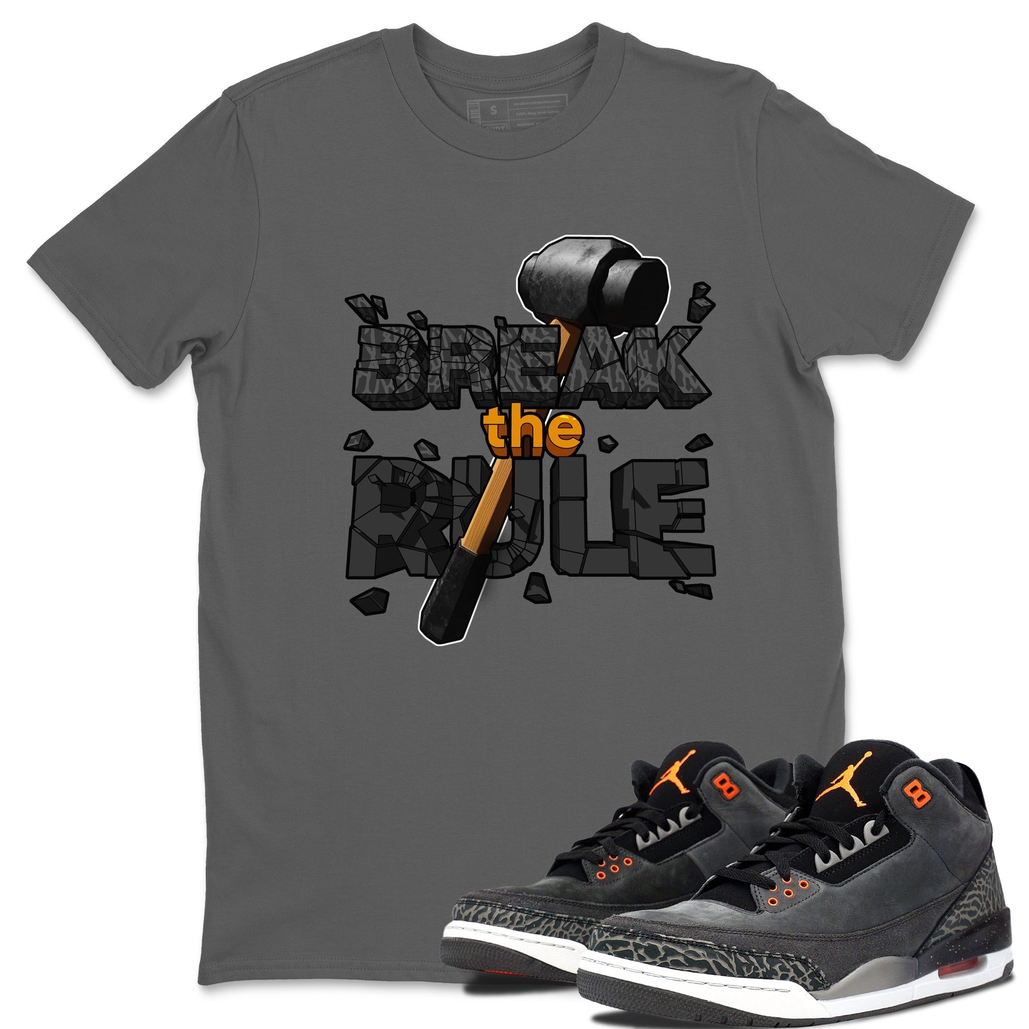Break The Rule snkmatch Tee - Air Jordan 3 Fear