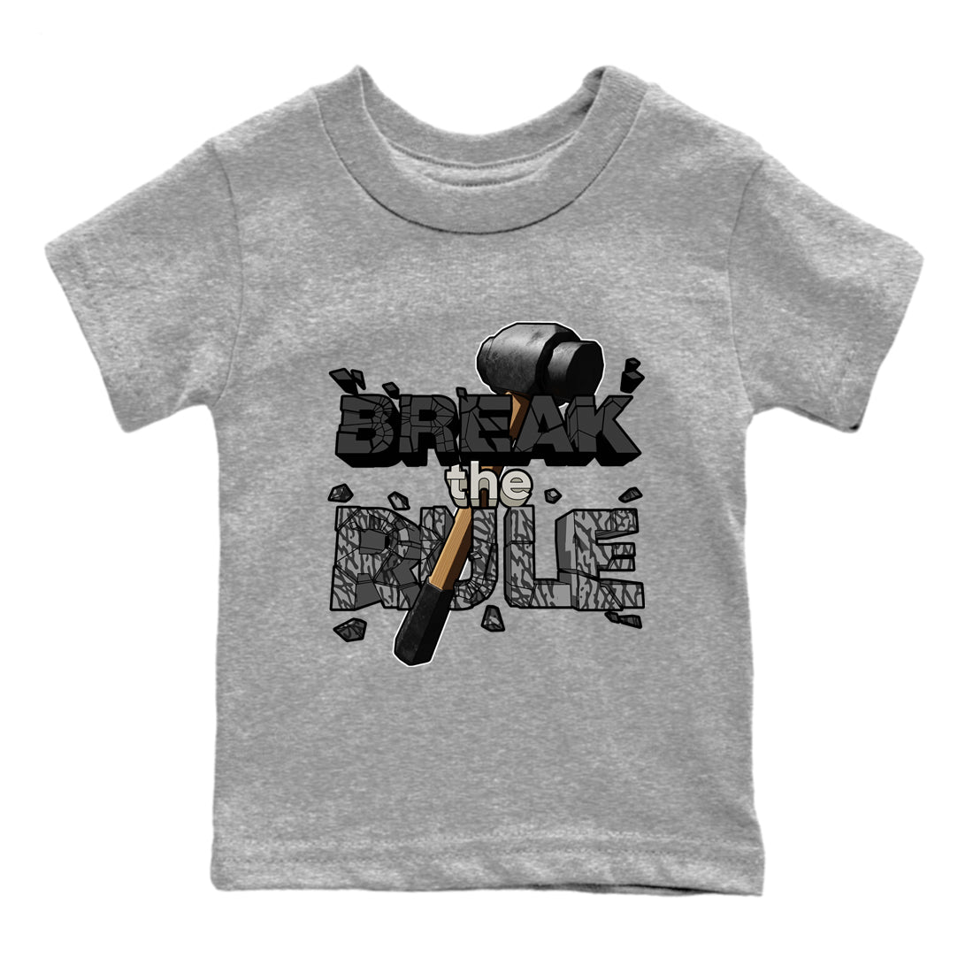 Break The Rule snkmatch Tee Kids - Air Jordan 3 Off Noir
