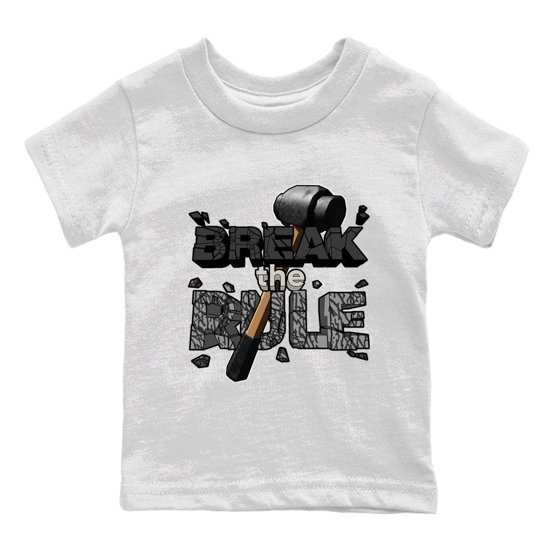 Break The Rule snkmatch Tee Kids - Air Jordan 3 Off Noir