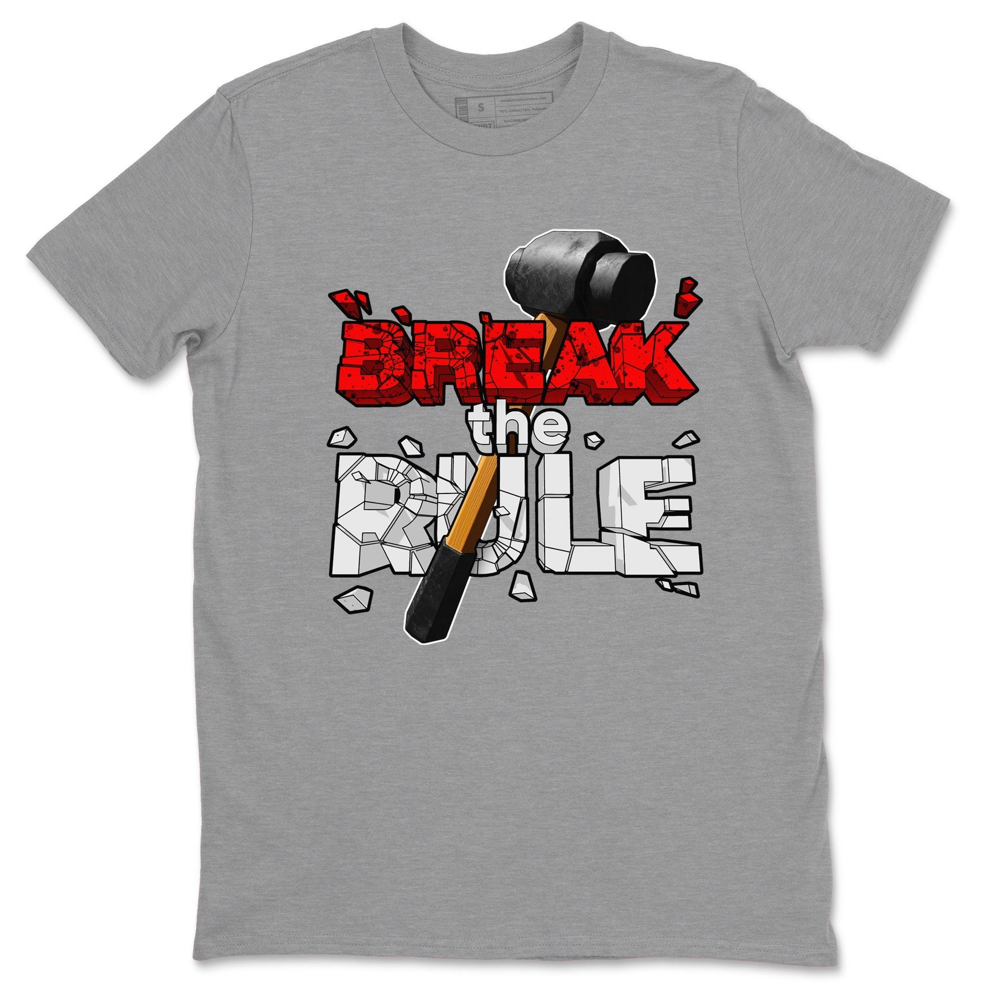 Break The Rule snkmatch Tee - Air Jordan 4 Red Cement
