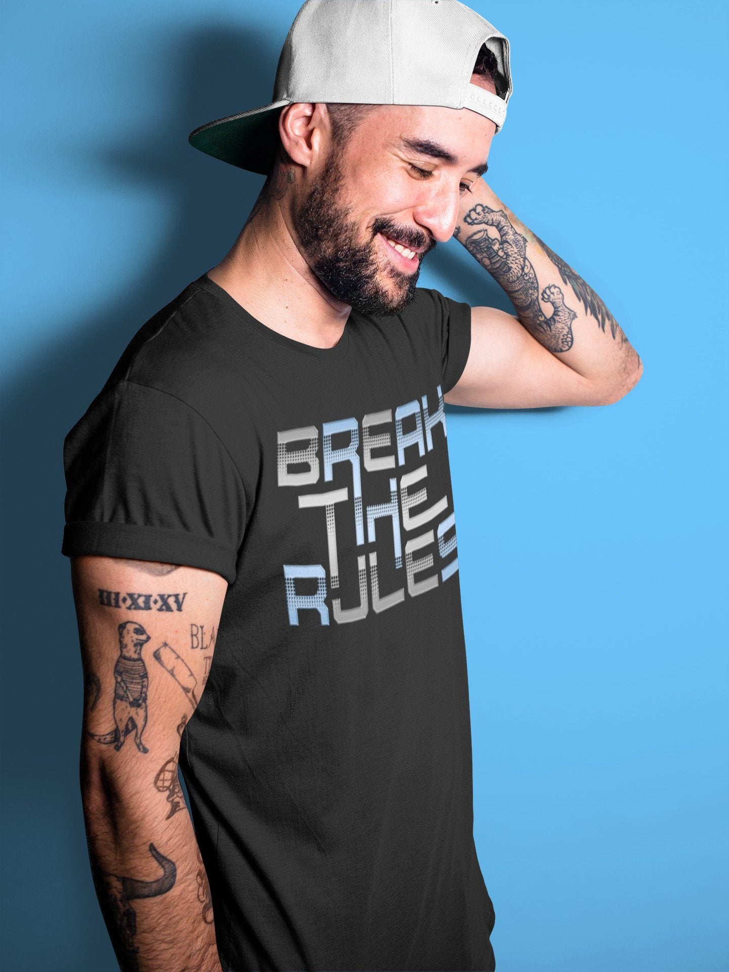 Break The Rules Unisex Tops - Air Jordan 4 University Blue