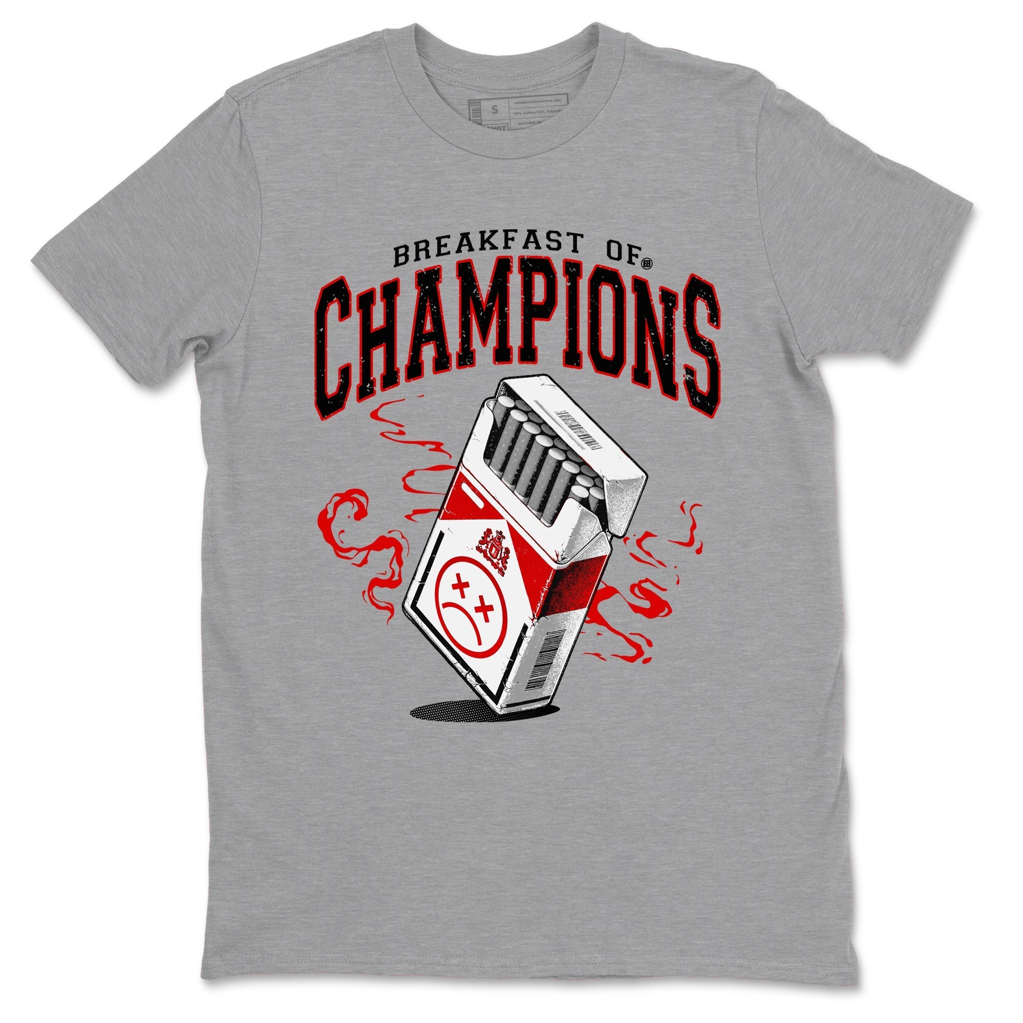 Breakfast Of Champions snkmatch Tees - Air Jordan 1 Black Toe Reimagined