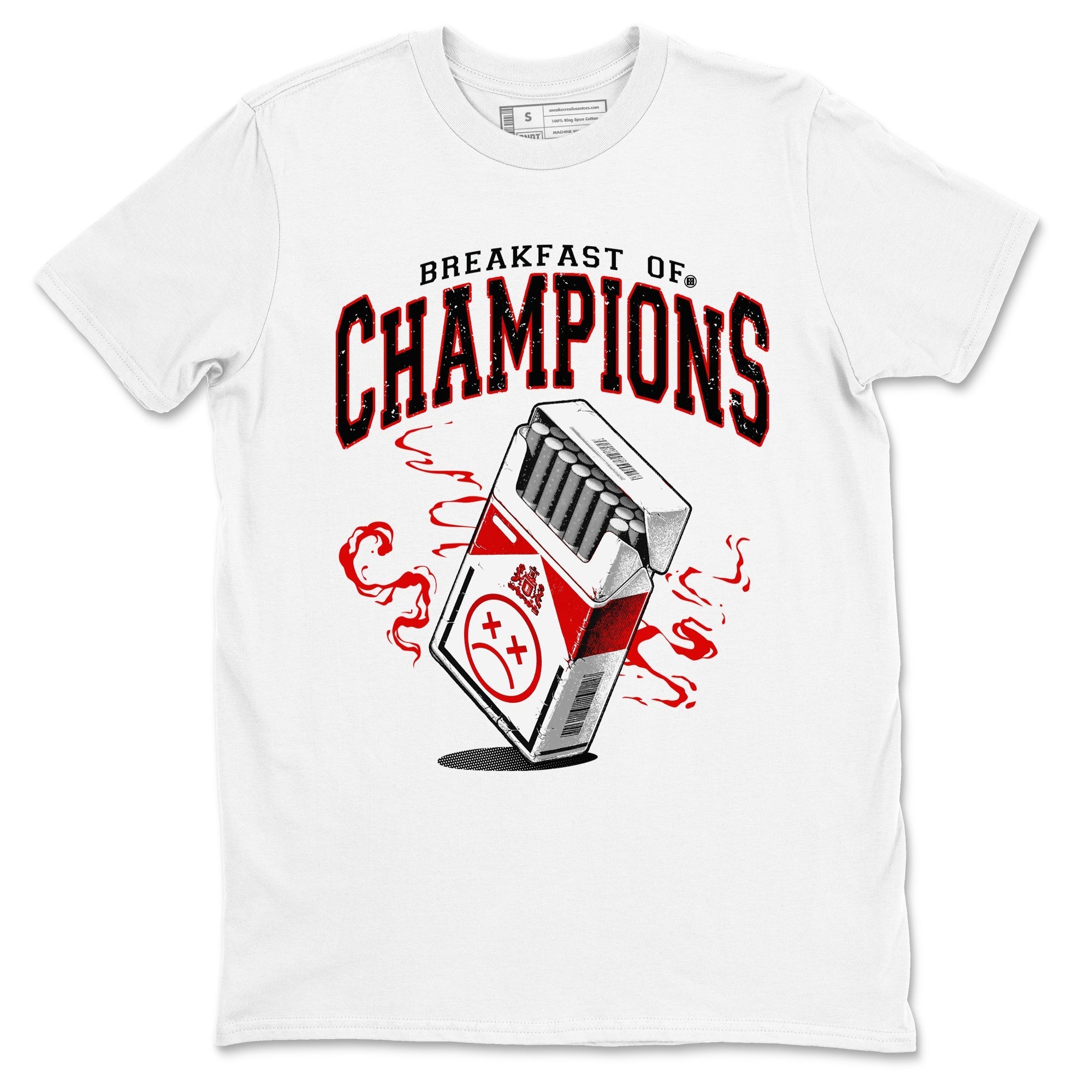 Breakfast Of Champions snkmatch Tees - Air Jordan 1 Black Toe Reimagined