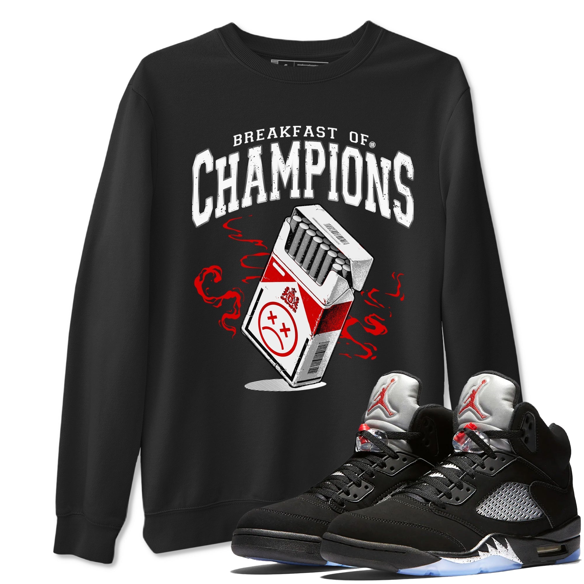 Breakfast Of Champions snkmatch Tees - Air Jordan 5 Reimagined