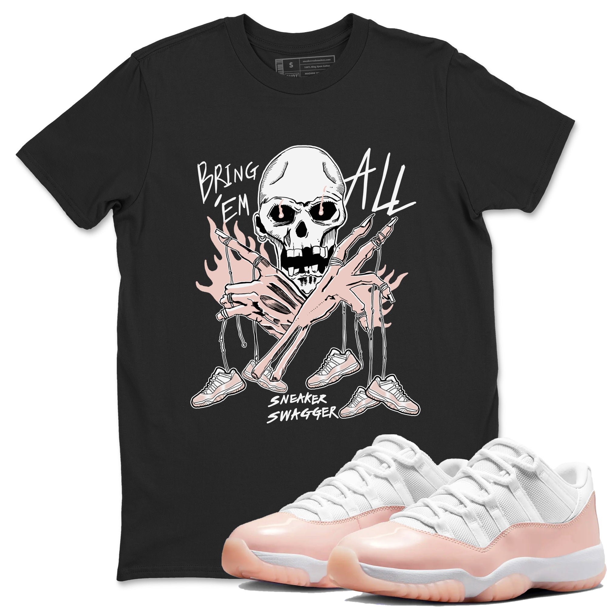 Bring 'Em All snkmatch Tees - Air Jordan 11 Legend Pink