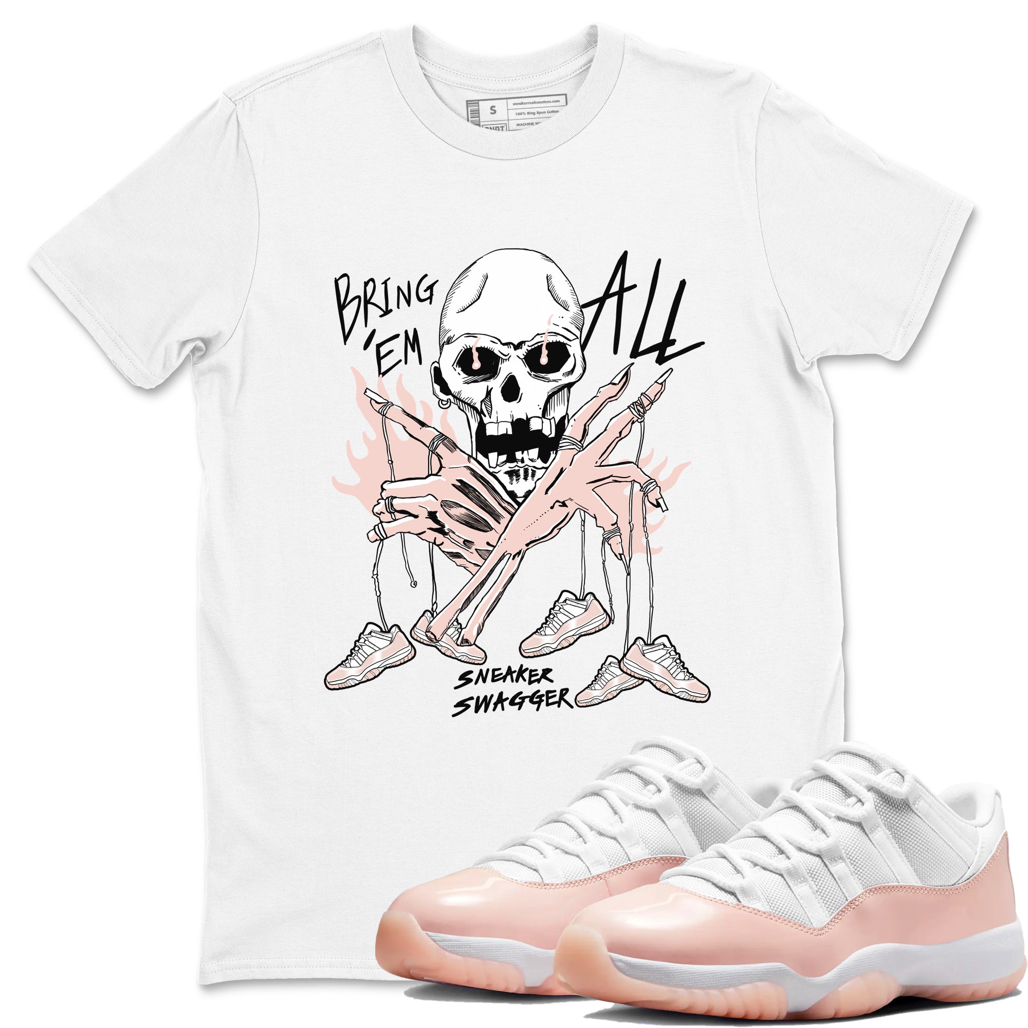 Bring 'Em All snkmatch Tees - Air Jordan 11 Legend Pink
