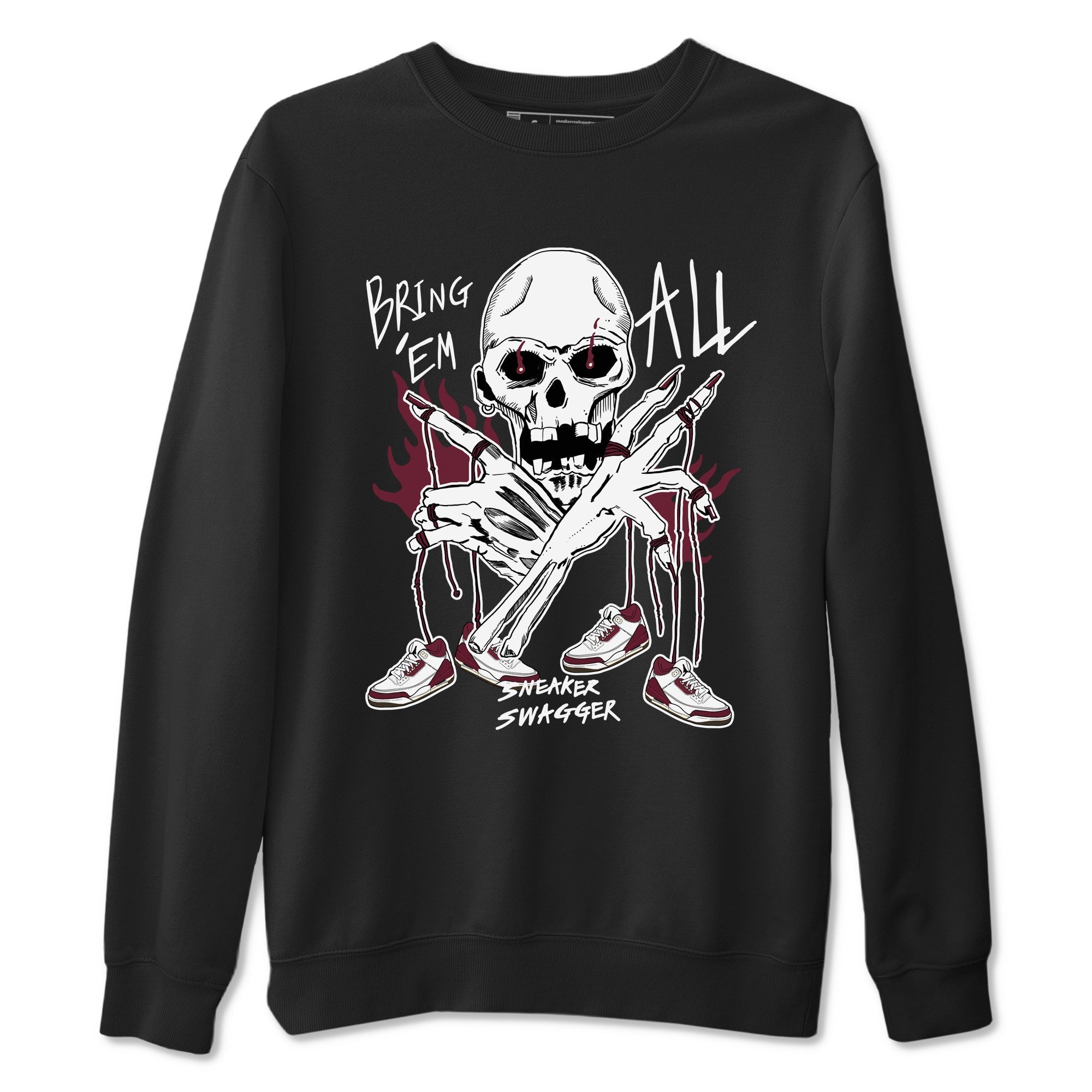 Bring 'Em All snkmatch Tees - Air Jordan 3 A Ma Maniere x Burgundy Crush