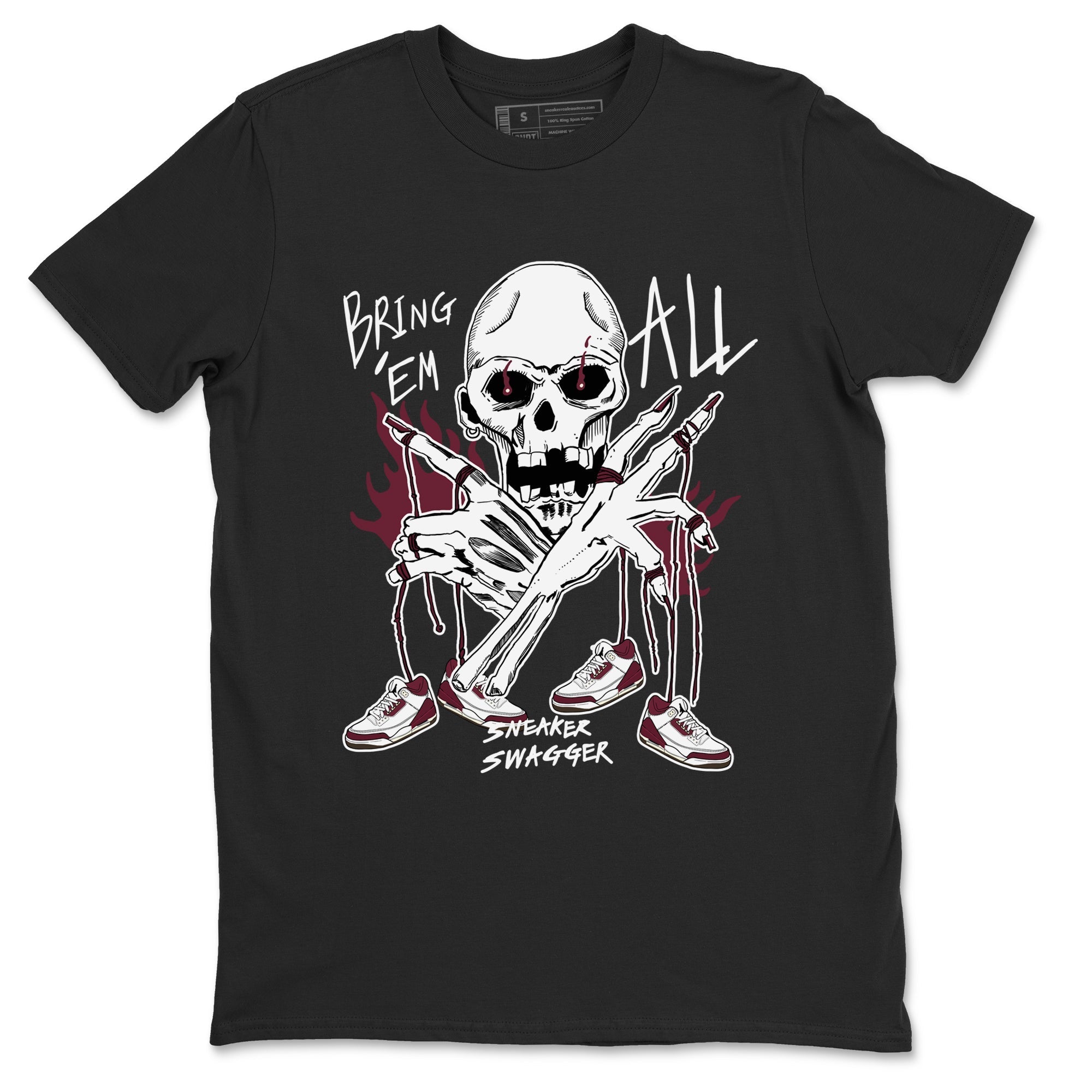 Bring 'Em All snkmatch Tees - Air Jordan 3 A Ma Maniere x Burgundy Crush